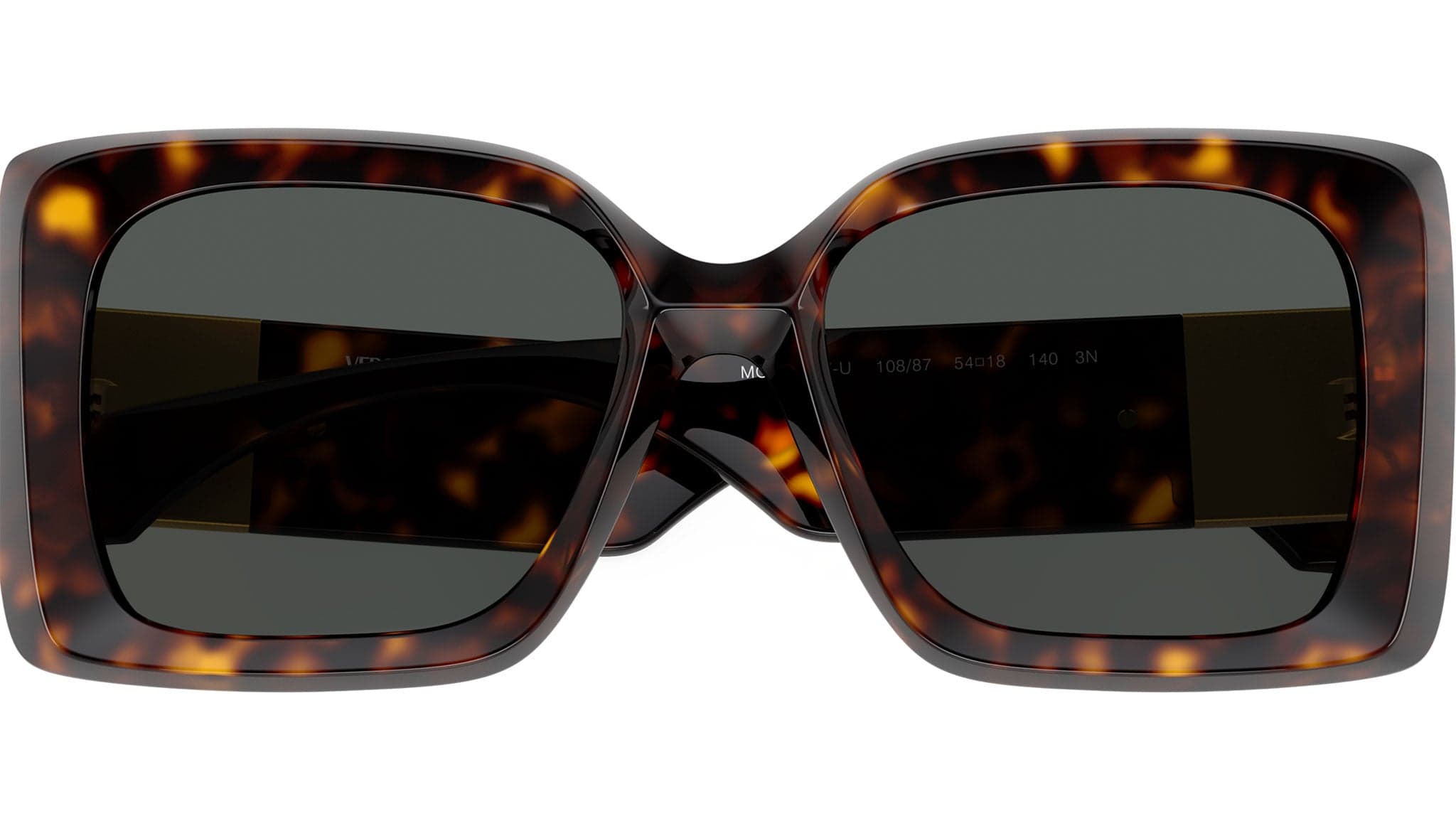 Versace 0VE4467U 108/87 Sunglasses Havana 54mm Women 5