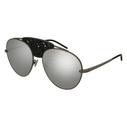 Pomellato PM0033S 001 Sunglasses Ruthenium 59mm Women