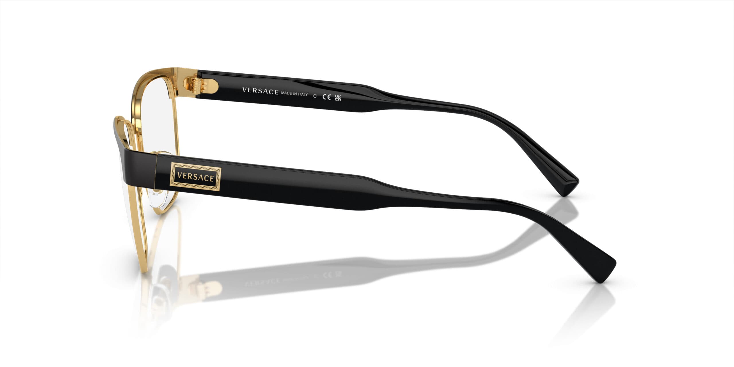 Versace 0VE1264 1436 Eyeglasses Matte Black 54mm Men 2