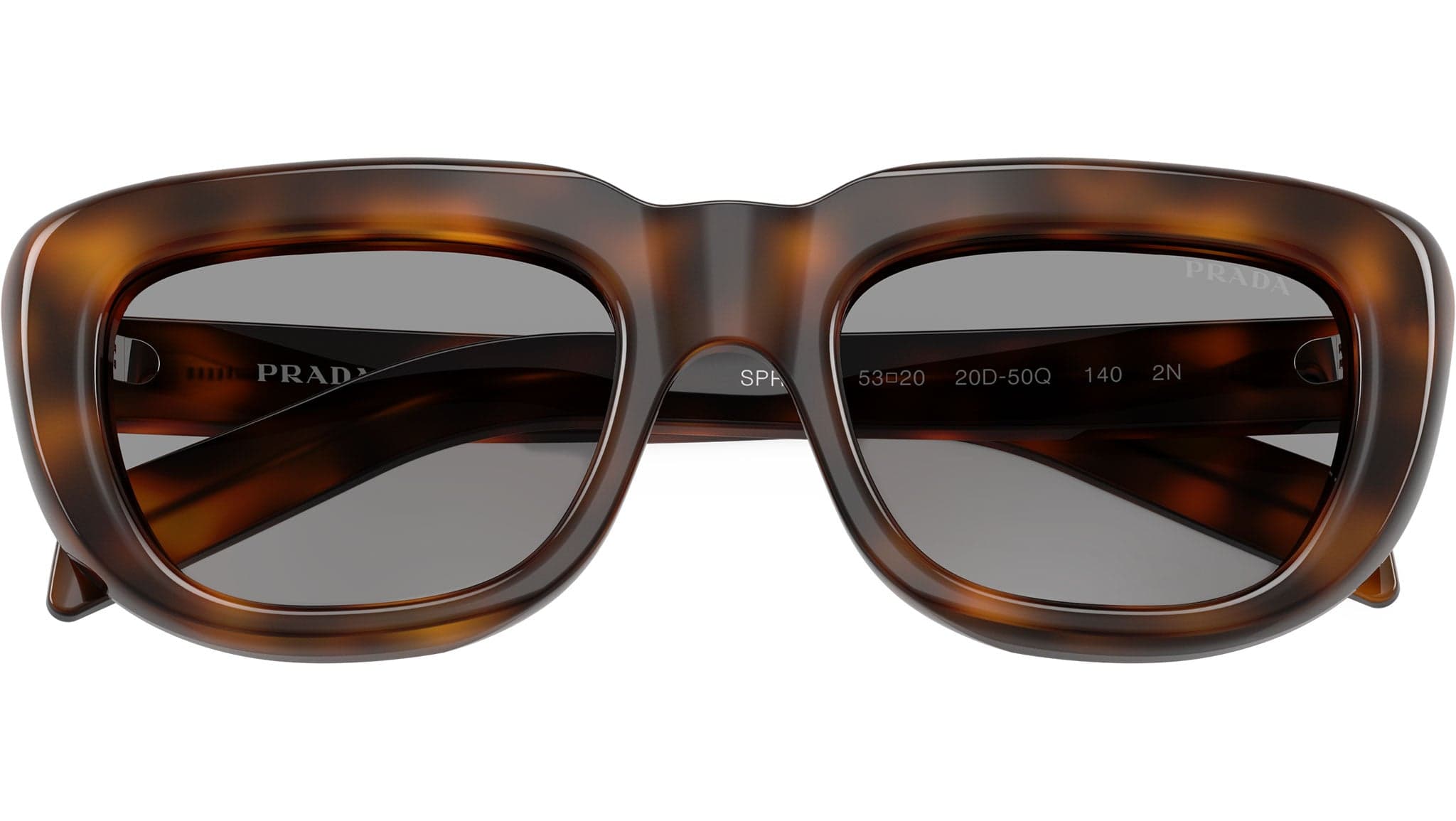 Prada 0PR D07S 20D50Q5 Eyeglasses Juniper Tortoise 53mm Women 5