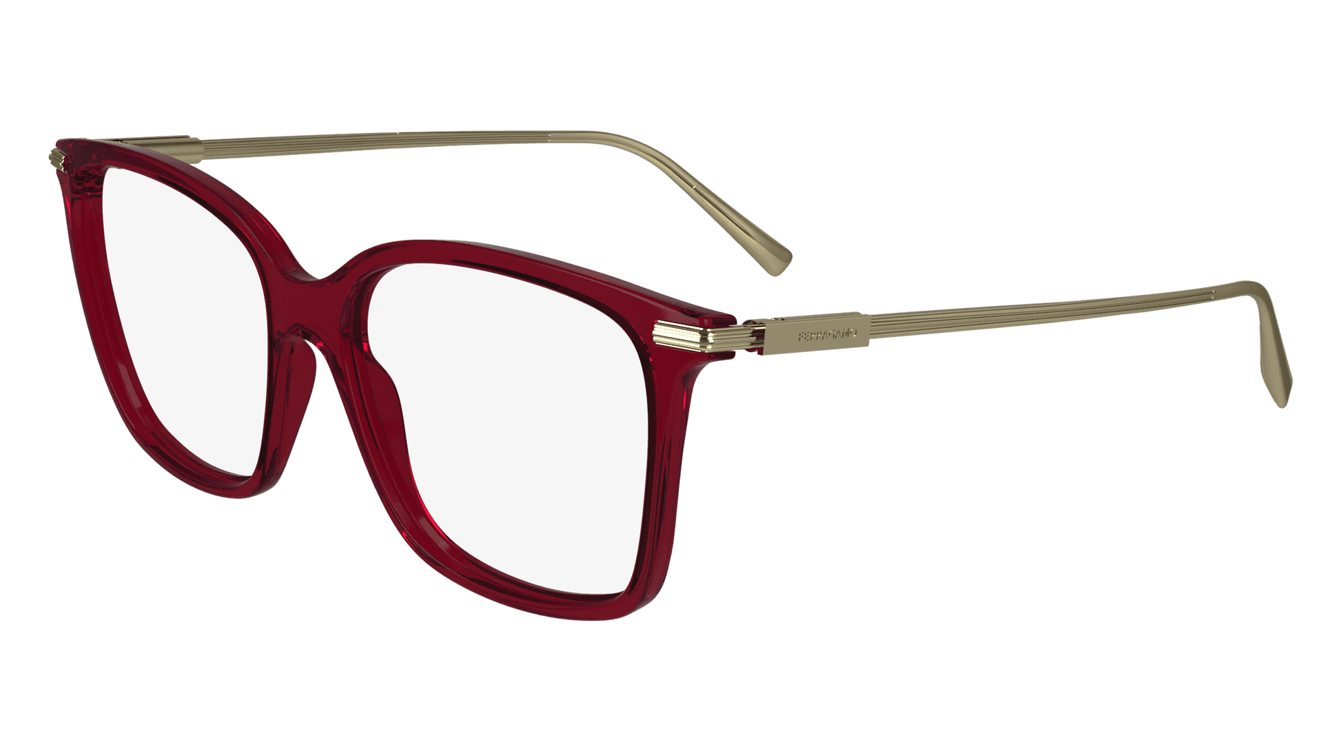 Salvatore Ferragamo SF2992 612 Eyeglasses Transparent Burgundy 53mm