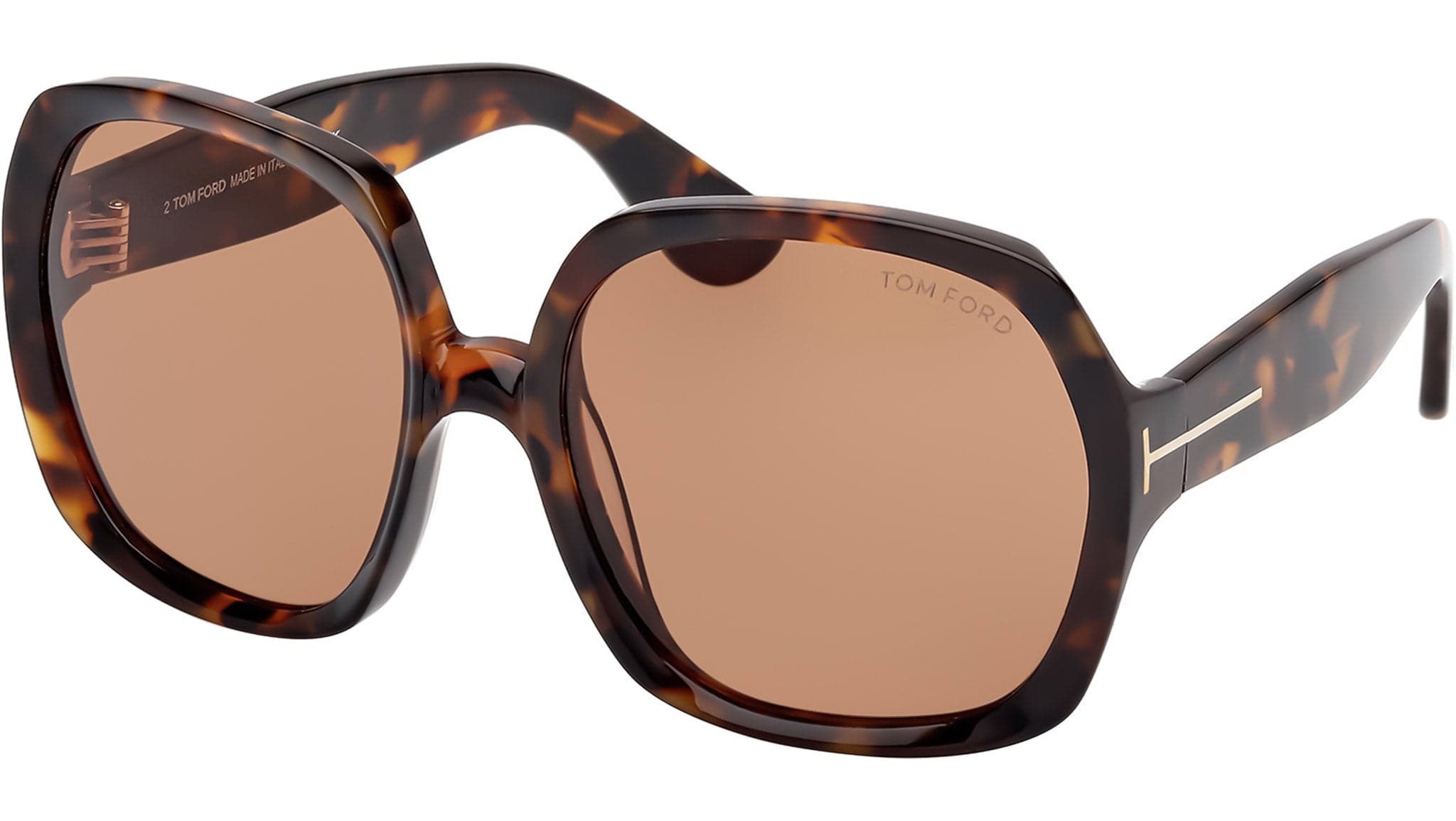 Tom Ford FT1221 52E Sunglasses Dark Havana 60mm