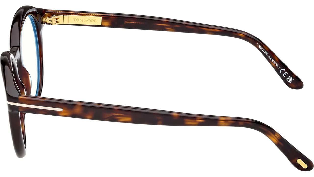 Tom Ford FT6061B 052 Eyeglasses Dark Havana 50mm Unisex 4