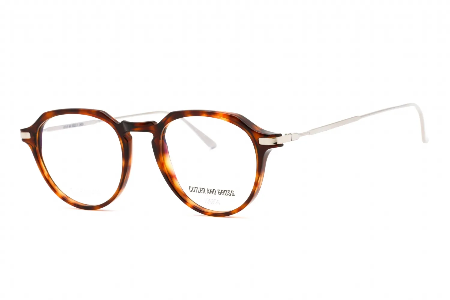 Cutler and Gross CG1302 003 Eyeglasses Silver 48mm Unisex
