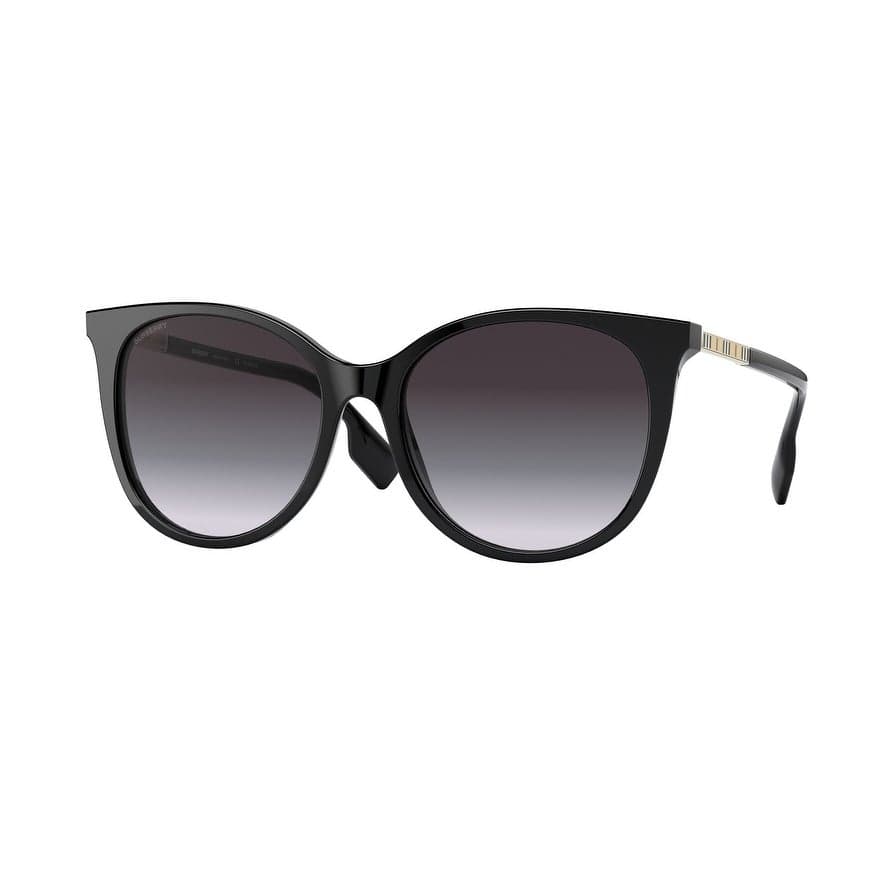 Burberry B4333-F 3001/8G ALICE BE4333F ALICE Asian Fit Sunglasses Black 140mm Women