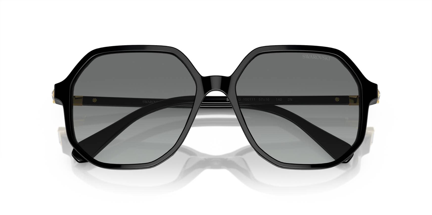 Swarovski SK6003 100111 Sunglasses Black 57mm Women 5