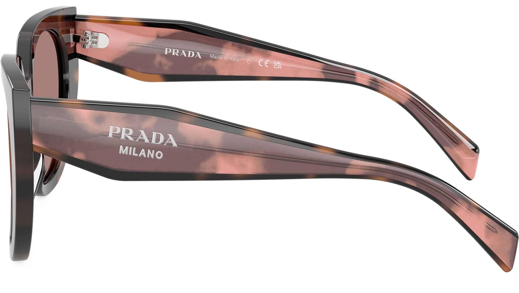 Prada 0PR 14WS 23A60B5 Sunglasses Mauve Tortoise 52mm Women 3