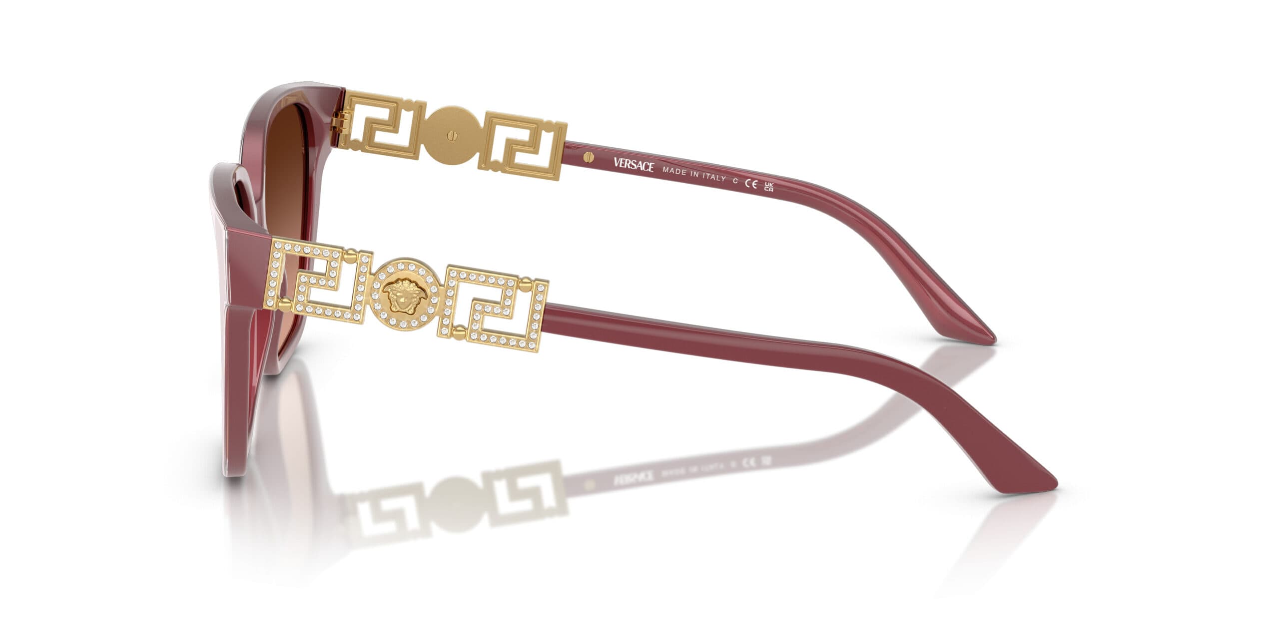 Versace 0VE4471BF 5475 Sunglasses Perla Ruby 56mm Women 3