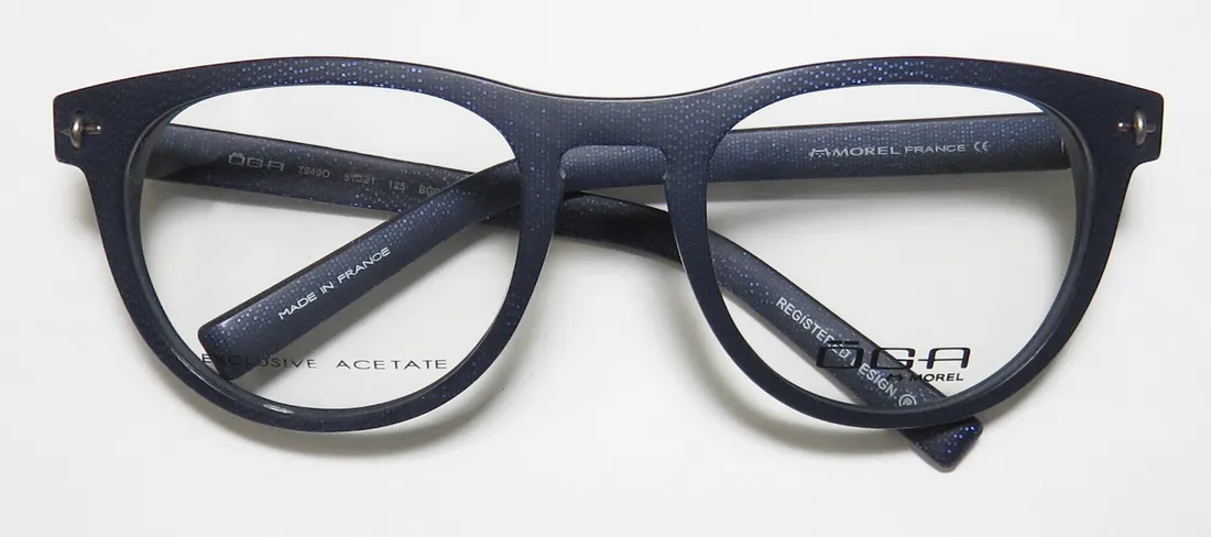 OGA 7949o bg012 Eyeglasses Navy Pattern 51mm 2