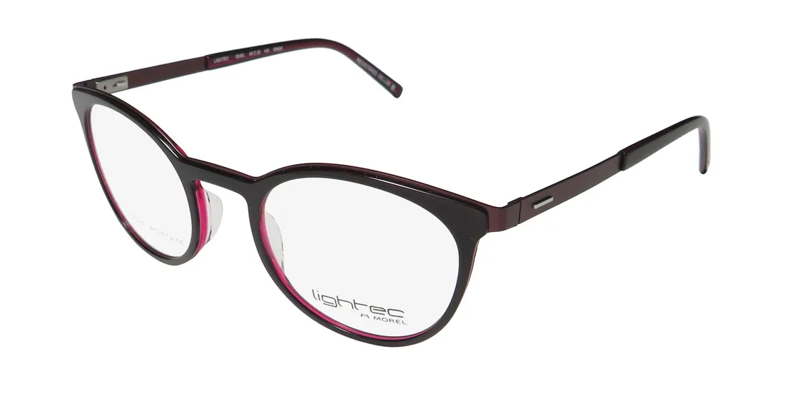 Lightec 8249l nr020 Eyeglasses Black 48mm
