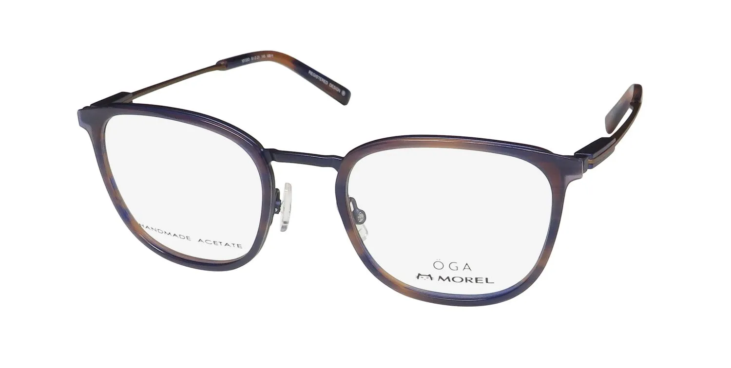 Morel Oga 10133o mb11 Eyeglasses Brown 51mm Unisex