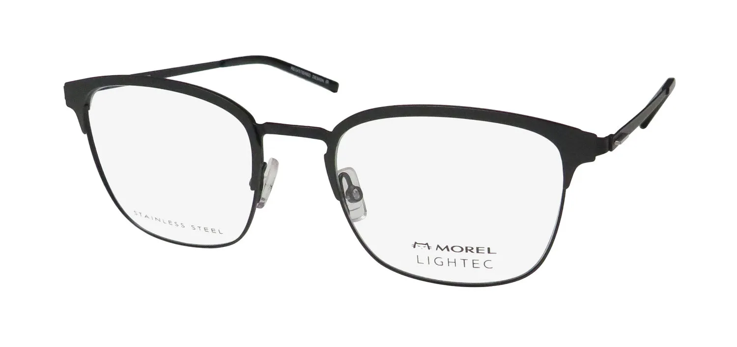 Lightec 30196l gn08 Eyeglasses Matte Black 53mm