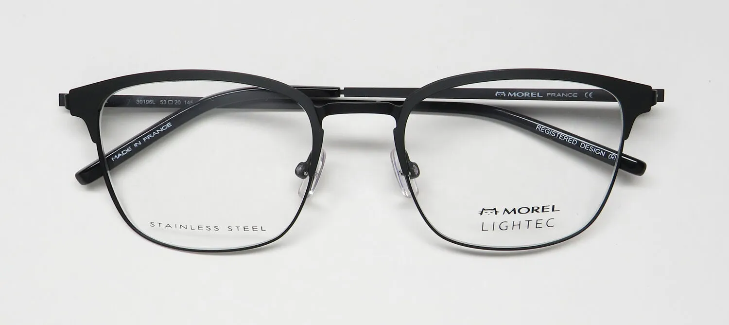 Lightec 30196l gn08 Eyeglasses Matte Black 53mm 2