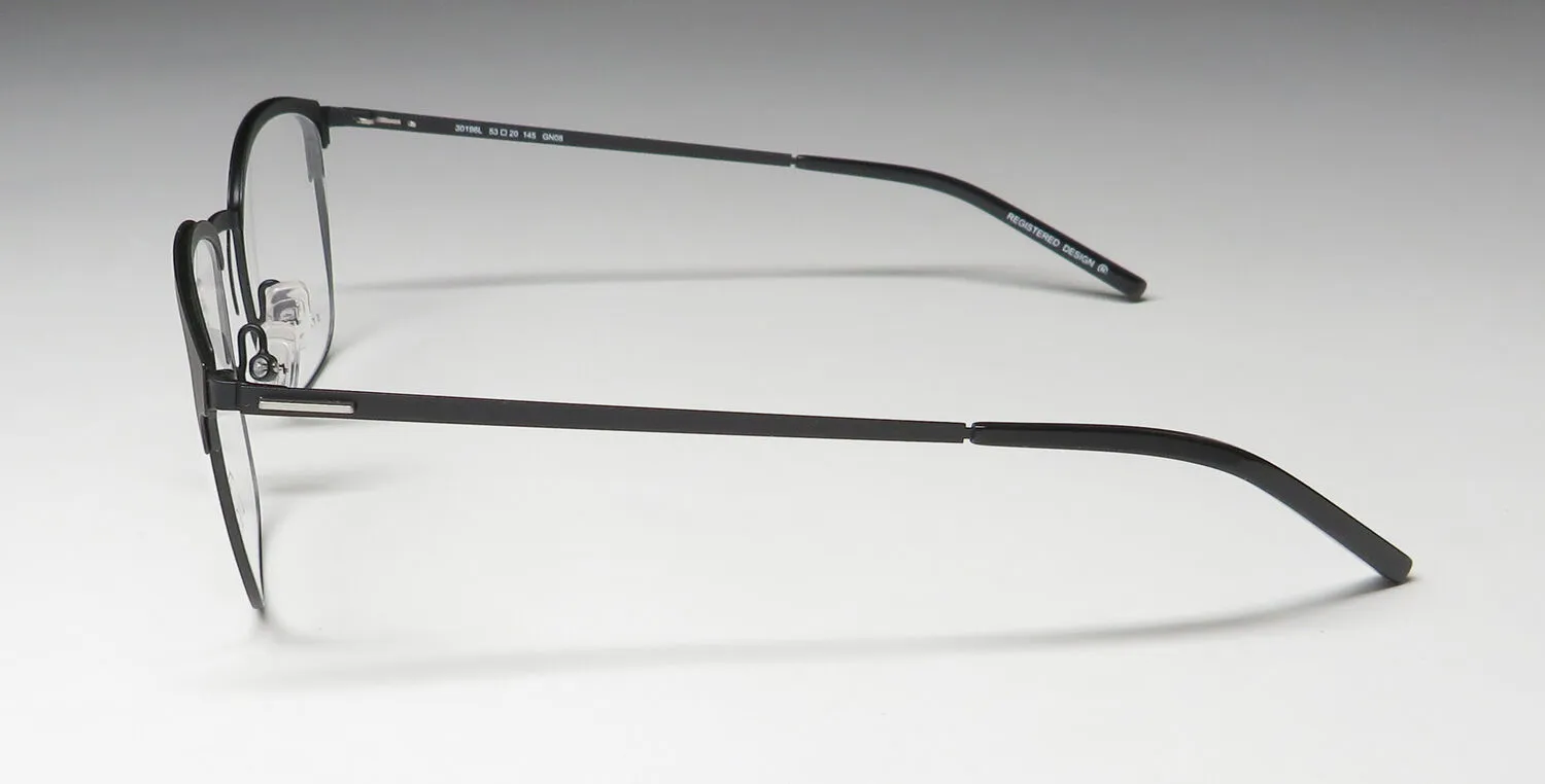 Lightec 30196l gn08 Eyeglasses Matte Black 53mm 4