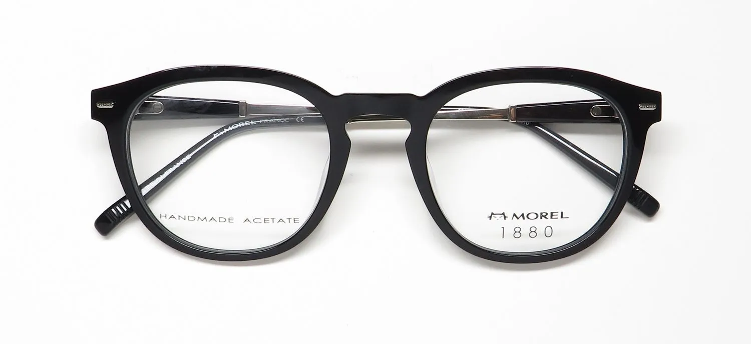 Morel 1880 60126m ng10 Eyeglasses Black 50mm Unisex 2