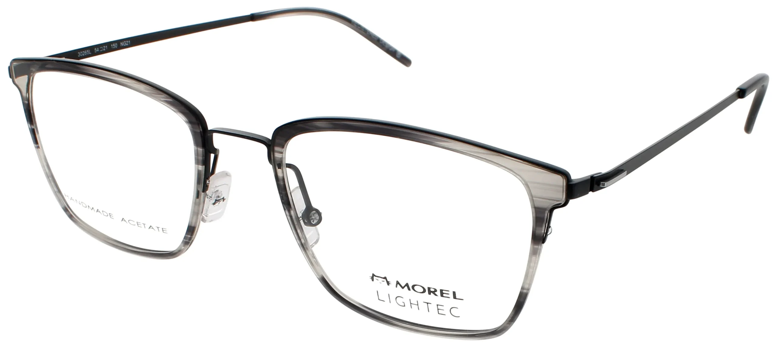 Lightec OMICRON 29 NG21 Eyeglasses Black 54mm Men