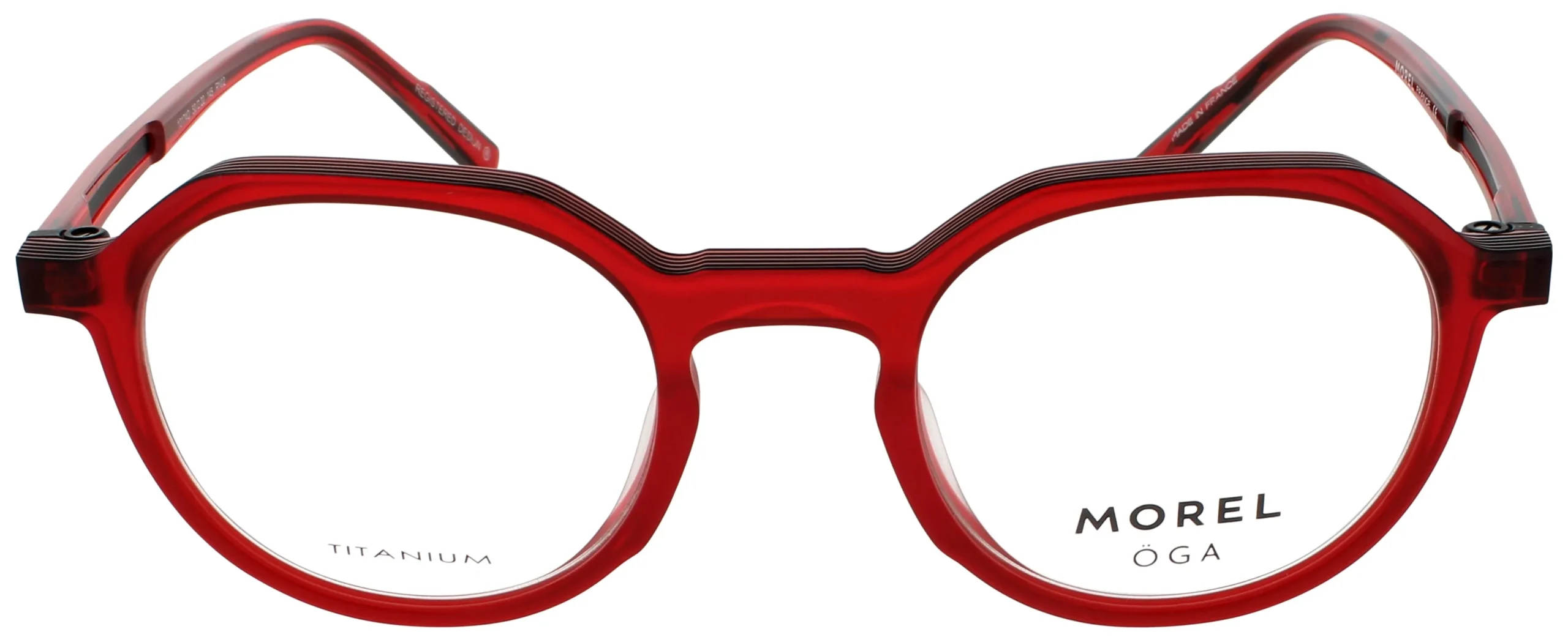 OGA KOLOR RN02 Eyeglasses Red 50mm Men 2