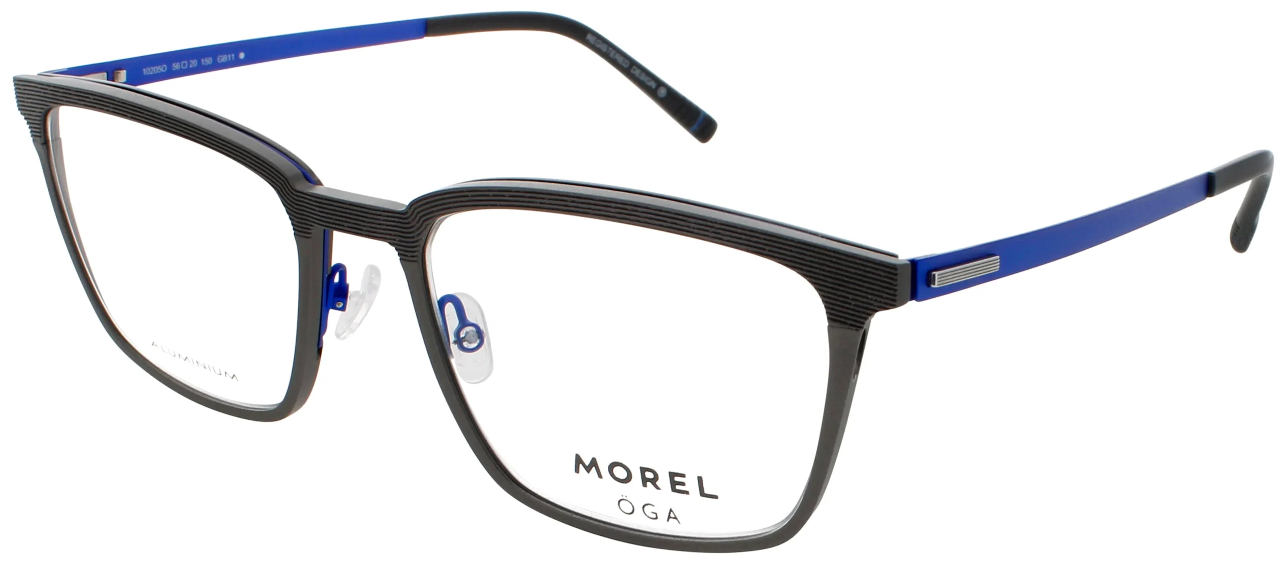 OGA ARVIKA GB11 Eyeglasses Grey 56mm Men