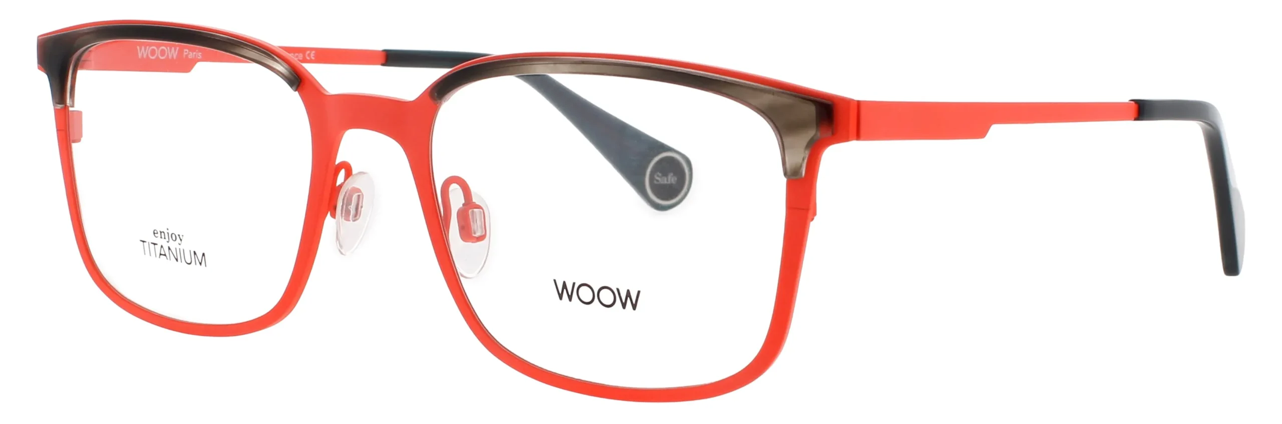 Woow BE-SAFE-2 8496 Eyeglasses Transparent Grey Tortoise 54mm Men