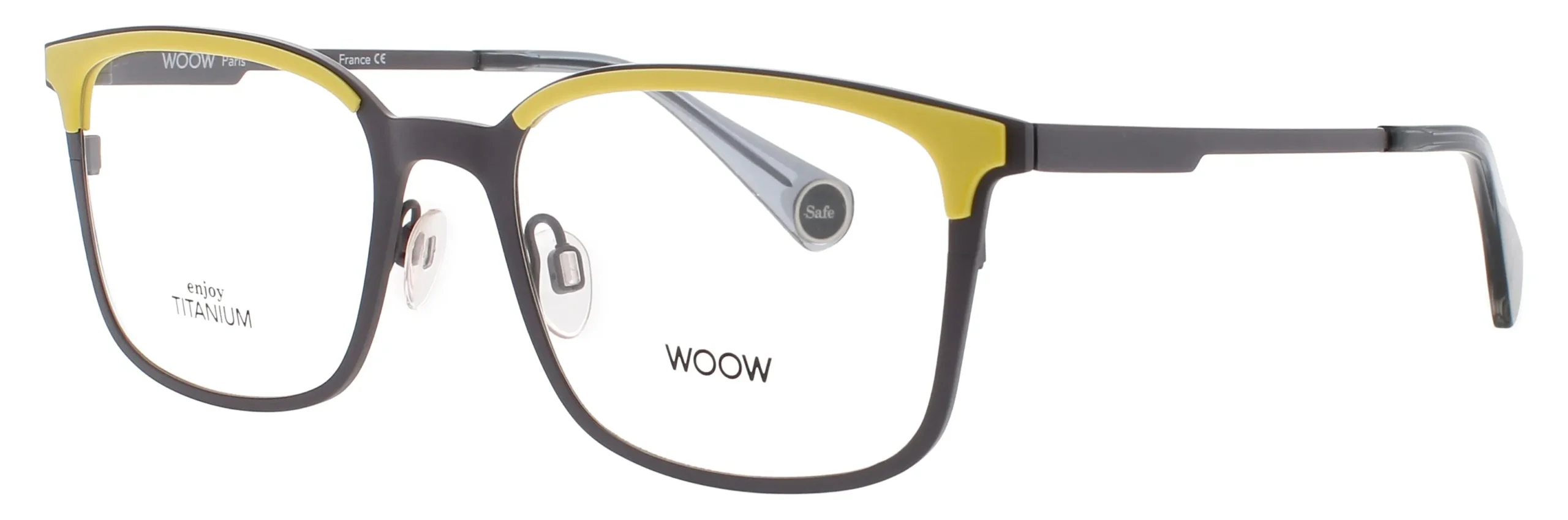 Woow BE-SAFE-2 0285 Eyeglasses Lime Yellow 54mm Men