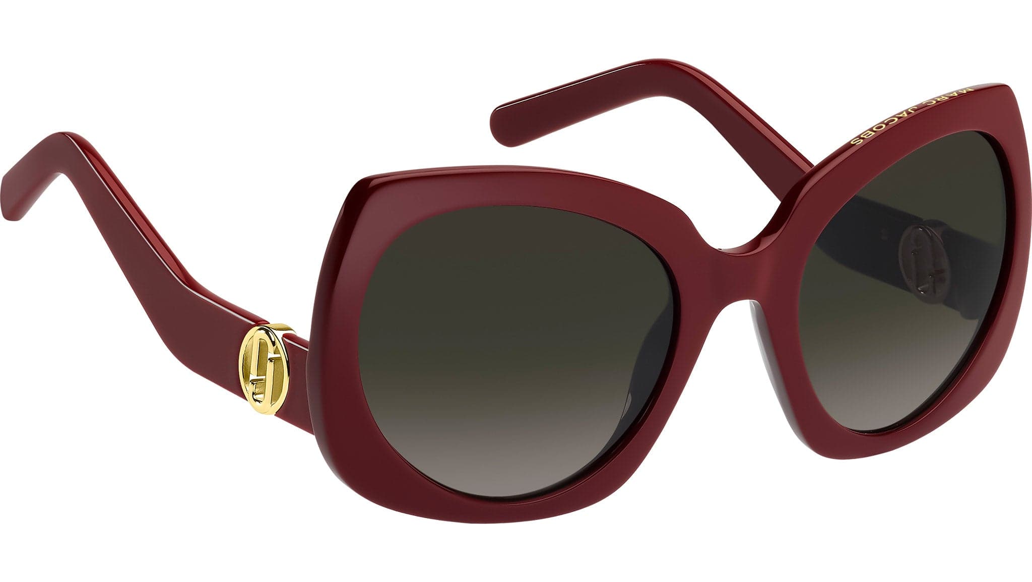 Marc Jacobs MARC 808/S 0LHF HA Sunglasses Burgundy 57mm Women 4