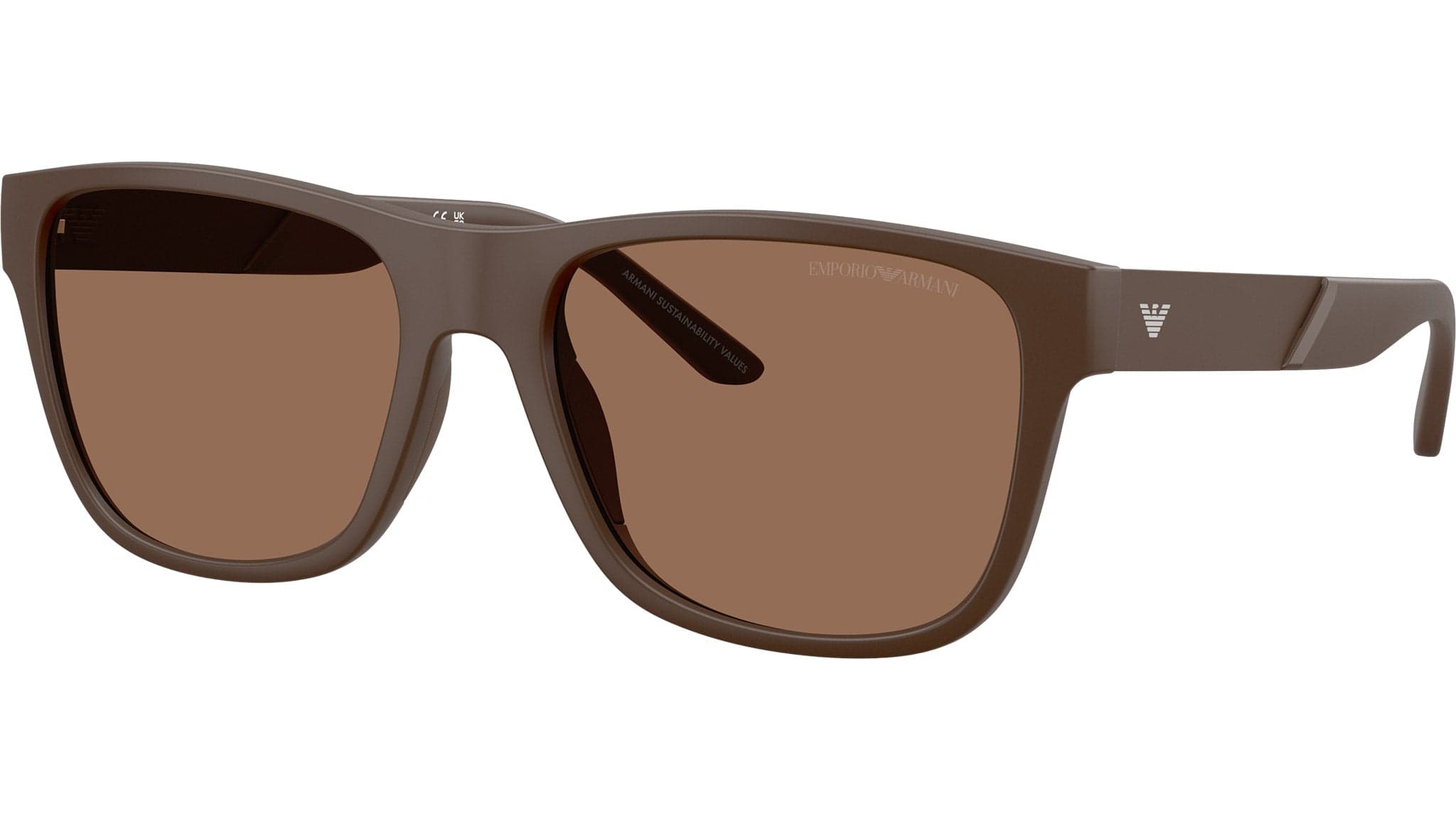 Emporio Armani 0EA4243 624373 Sunglasses Matte Brown 56mm Men