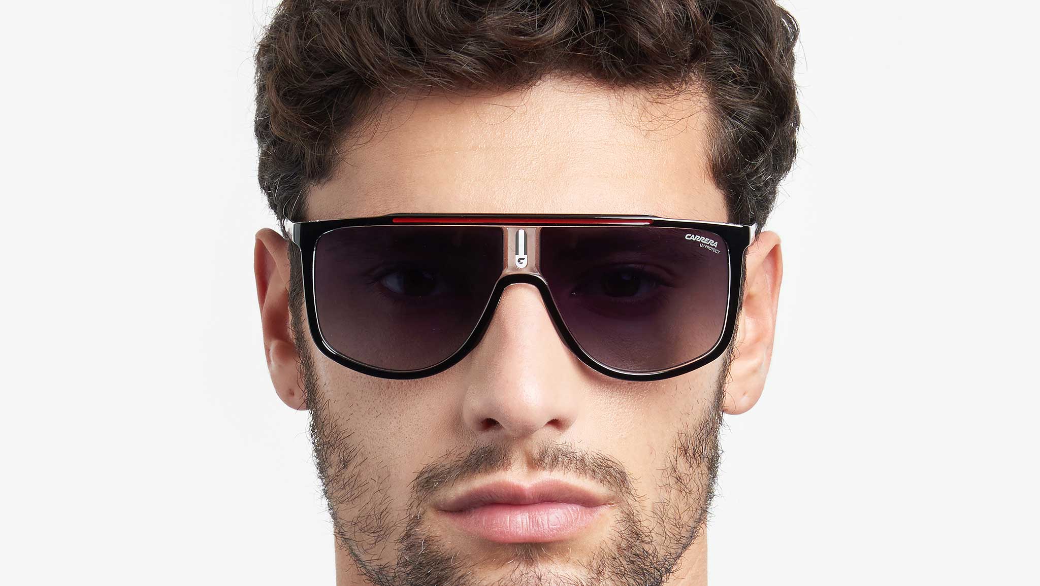Carrera CARRERA 1056/S 0OIT 9O Sunglasses Black Red 61mm 5