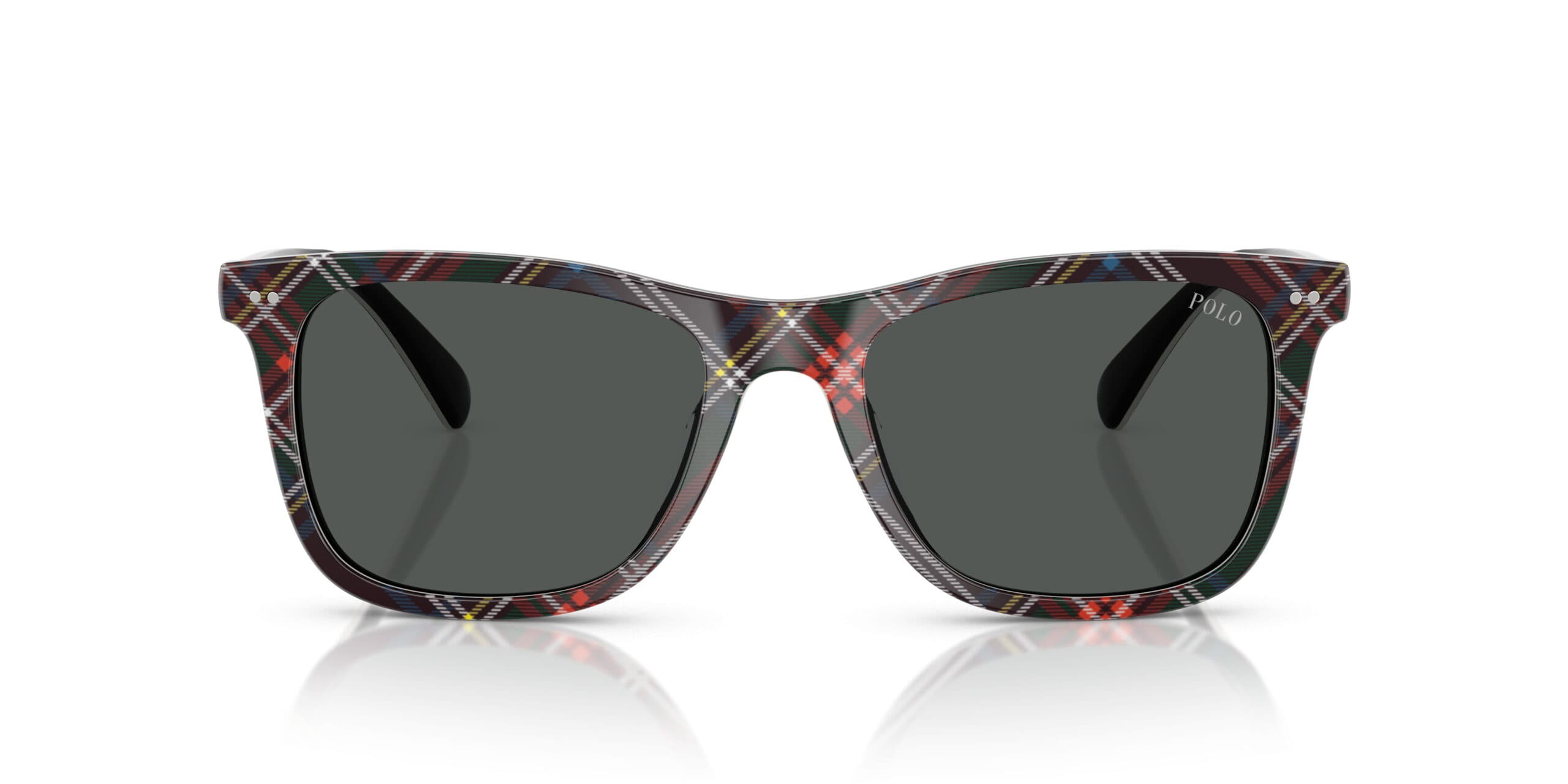 Polo Ralph Lauren PH4220U 620287 Sunglasses Shiny Tartan Red Men 2