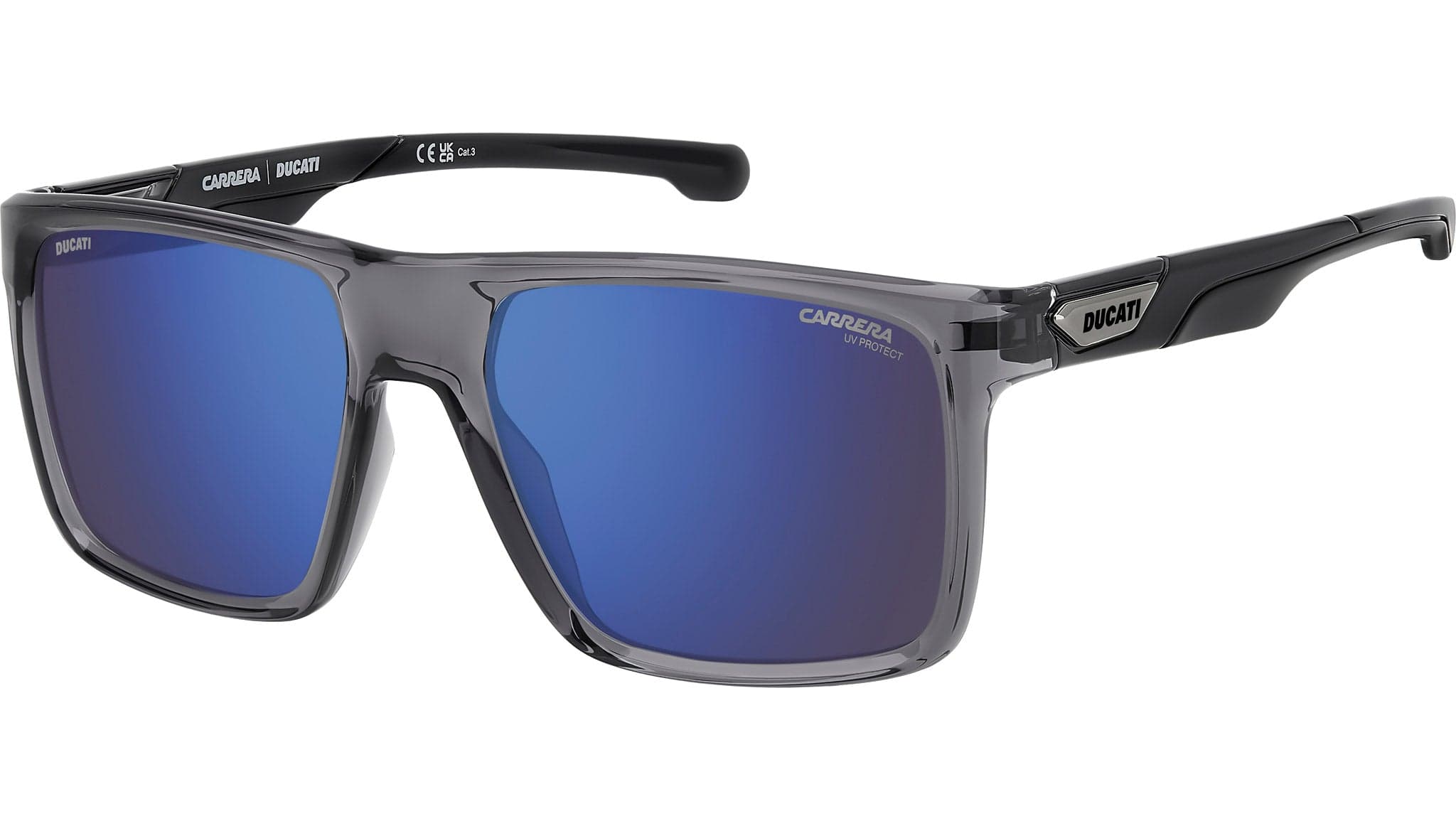Carrera CARDUC 049/S 0KB7 XT Sunglasses Shiny Grey 57mm Men