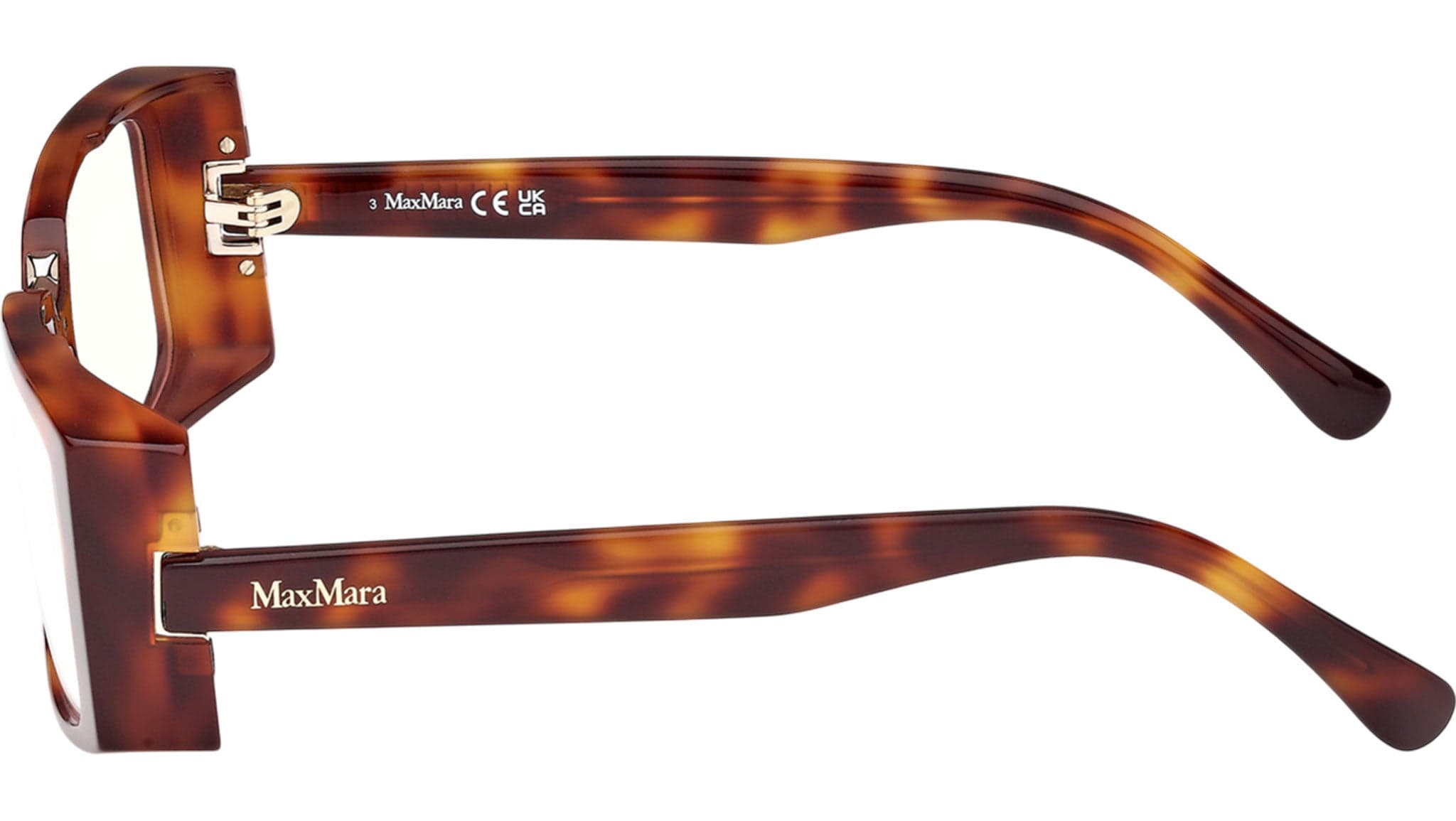 Max Mara MM5157-B 052 Eyeglasses Dark Havana 54mm Women 3