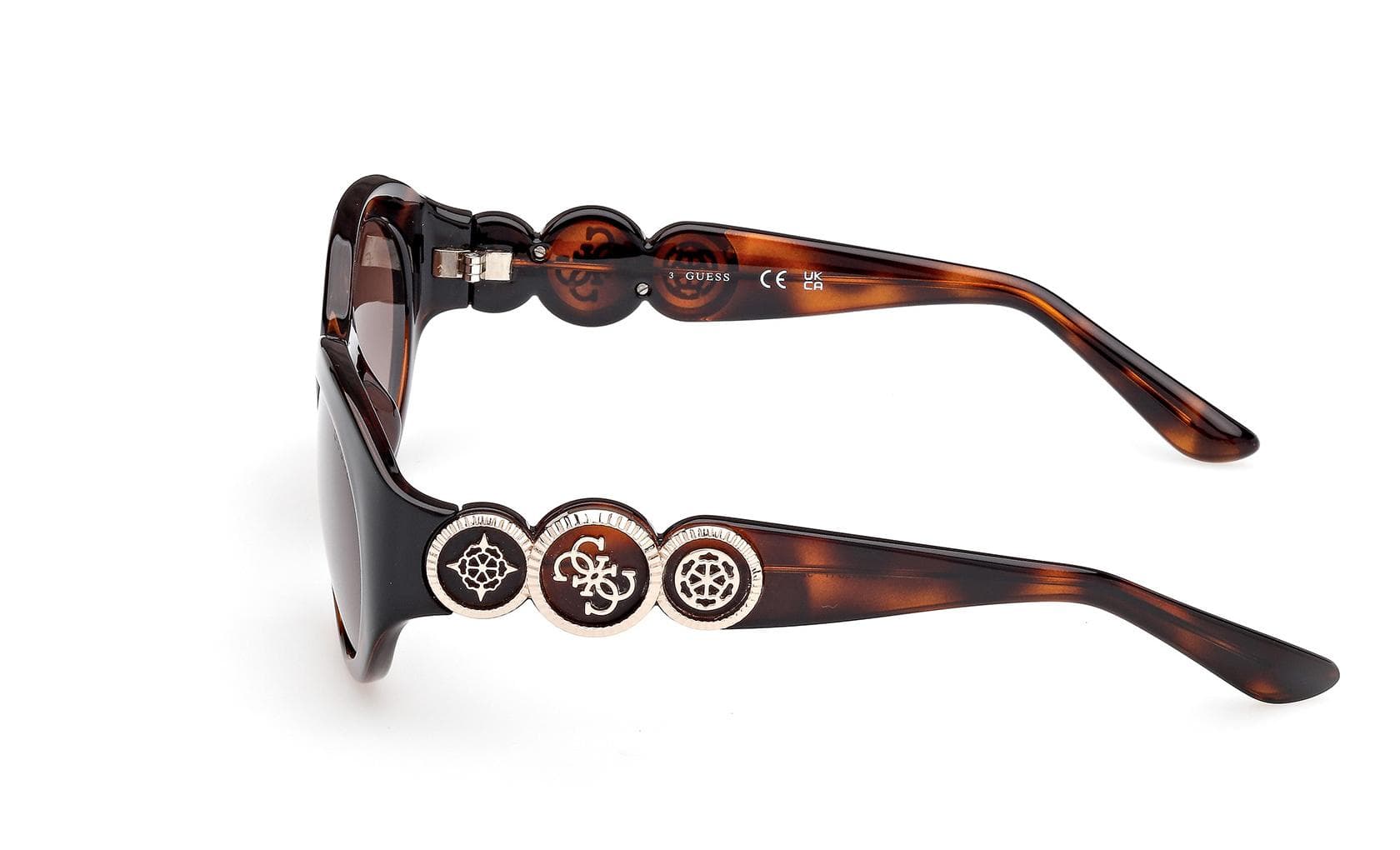 Guess GU00198-H 52F Sunglasses Dark Havana 3