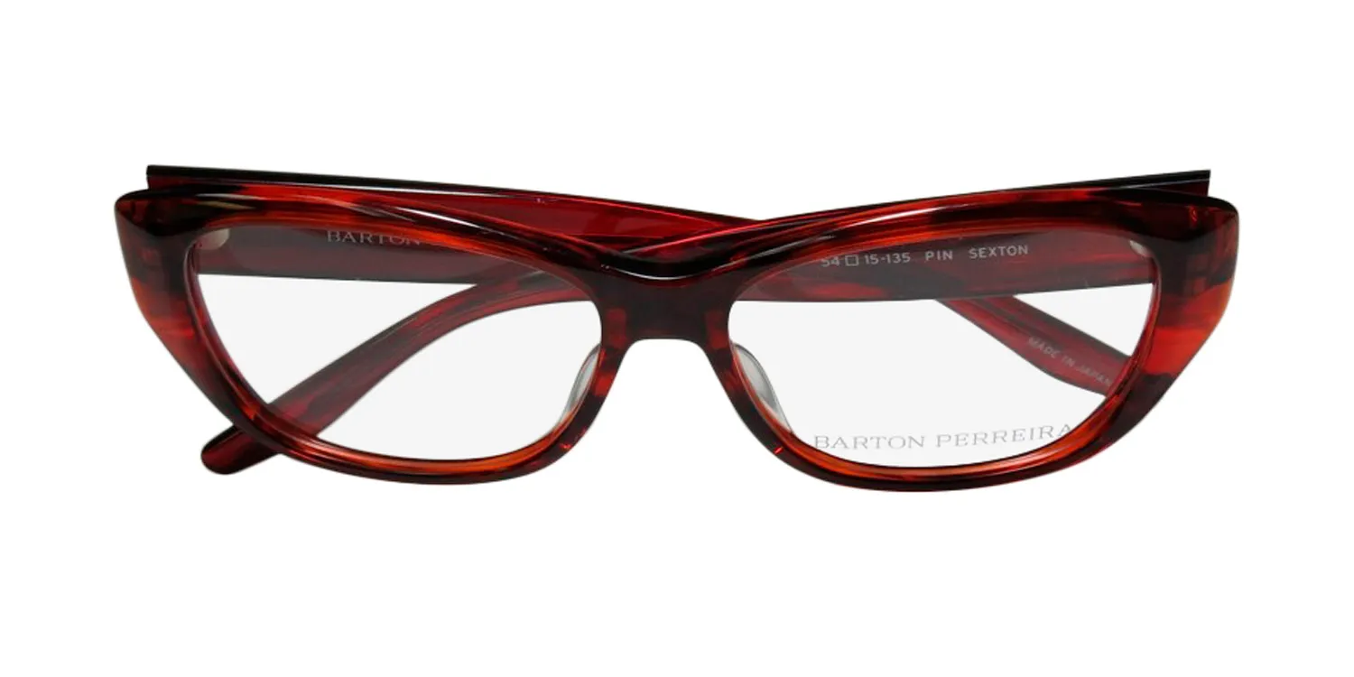 Barton Perreira Sexton pin Eyeglasses Red 54mm 2