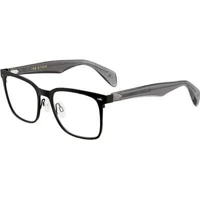 Rag & Bone RNB7002 0O6W Eyeglasses Black Ruthenium Dark Gray 52mm Men