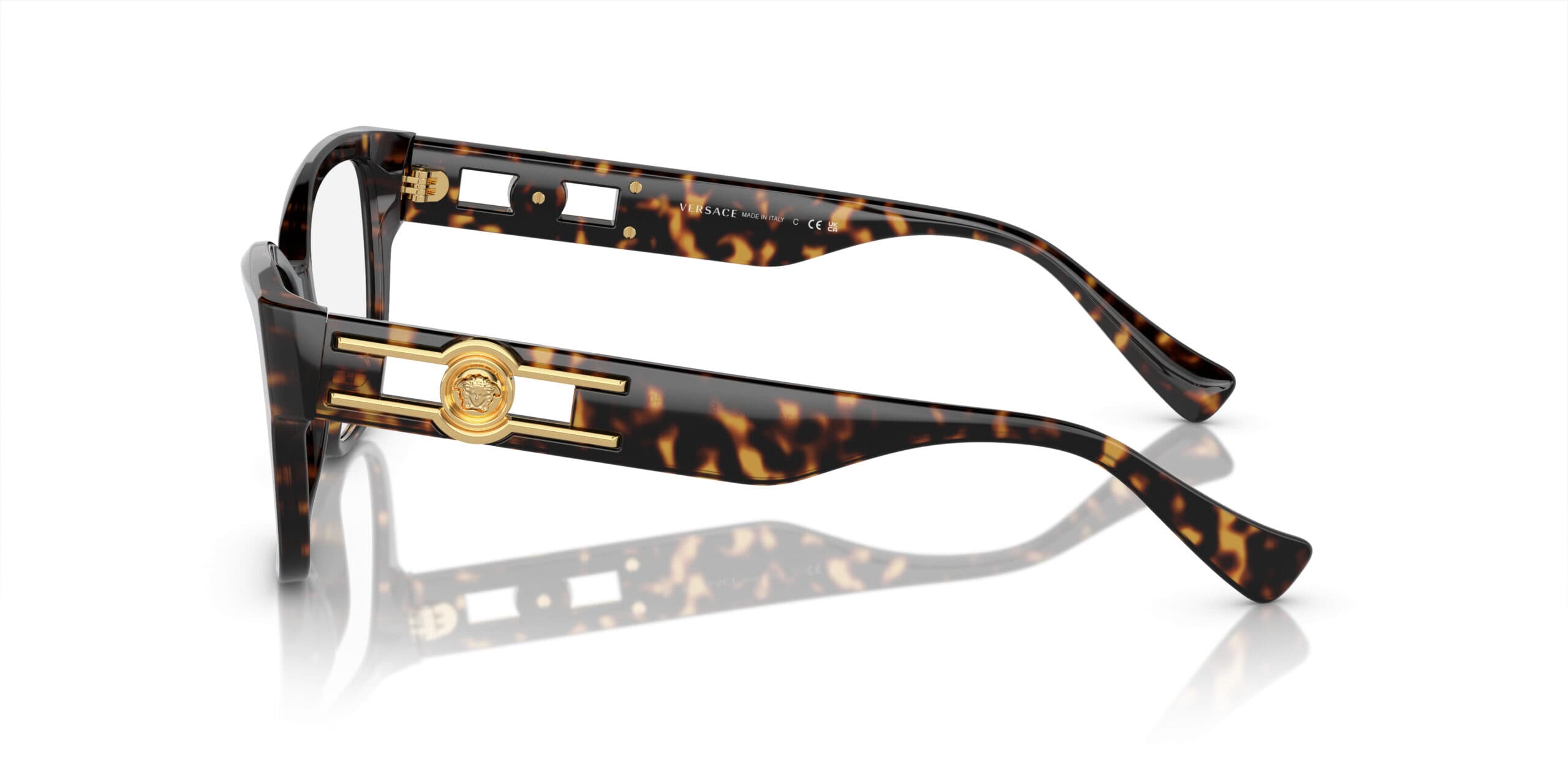 Versace VE3347 108 Eyeglasses Tortoise 54mm 3