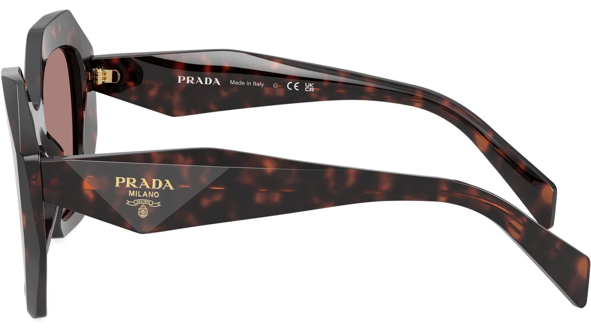 Prada PR 16WS 17N60B Sunglasses Tortoise 53mm Women 3