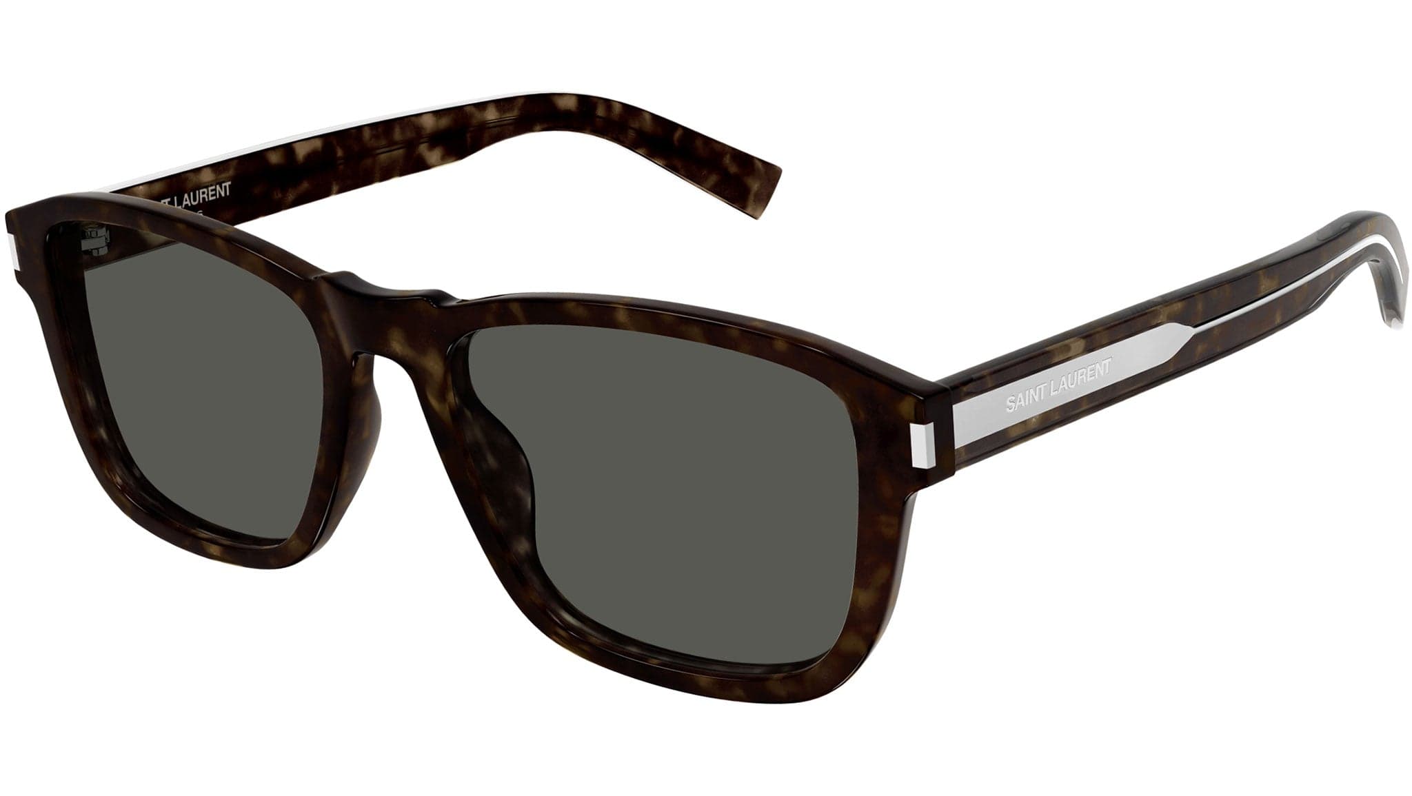 Saint Laurent SL-710 002 Sunglasses Havana Crystal 54mm Men