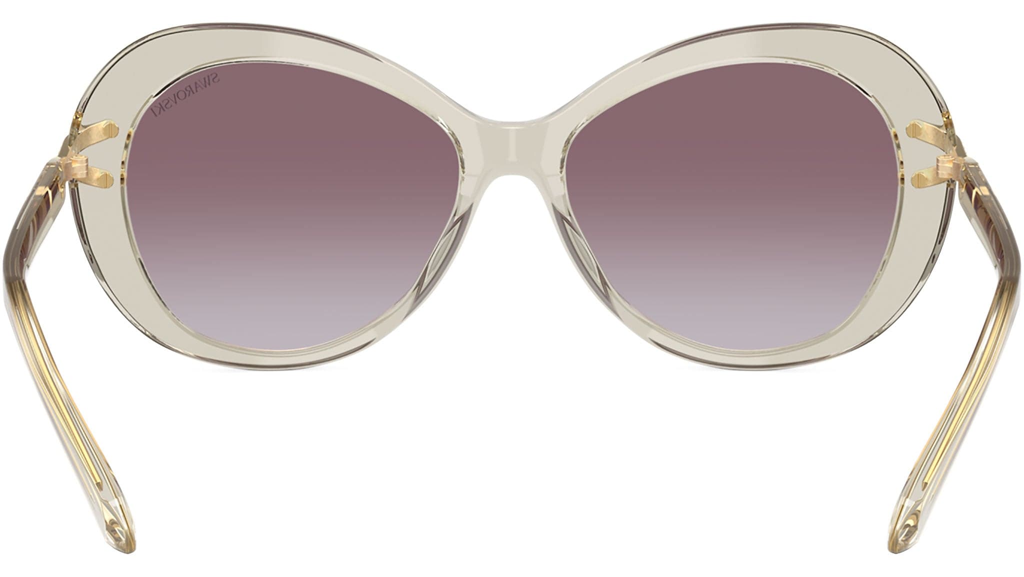 Swarovski SK6026 30038H Sunglasses Transparent Beige 56mm Women 4