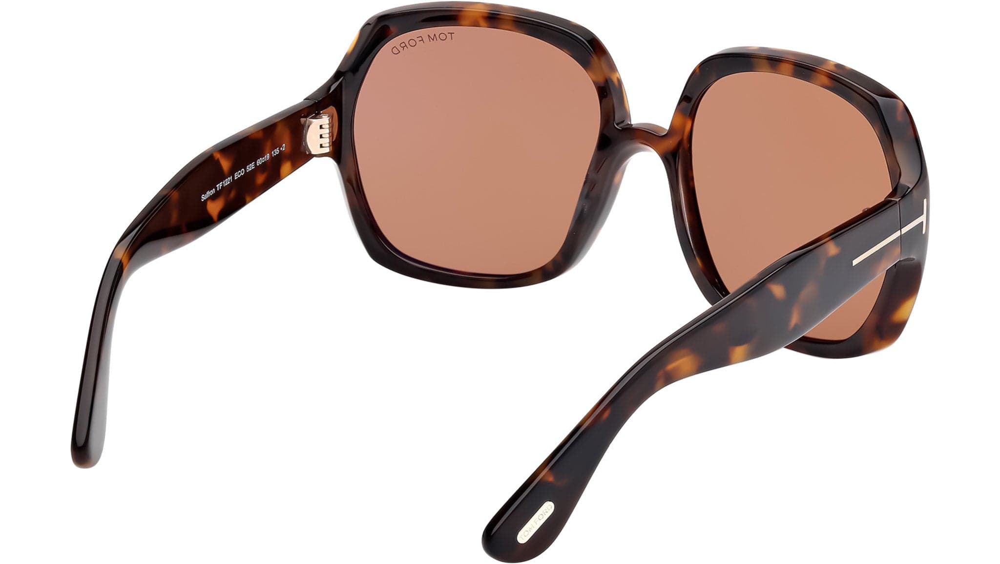 Tom Ford FT1221 52E Sunglasses Dark Havana 60mm 5