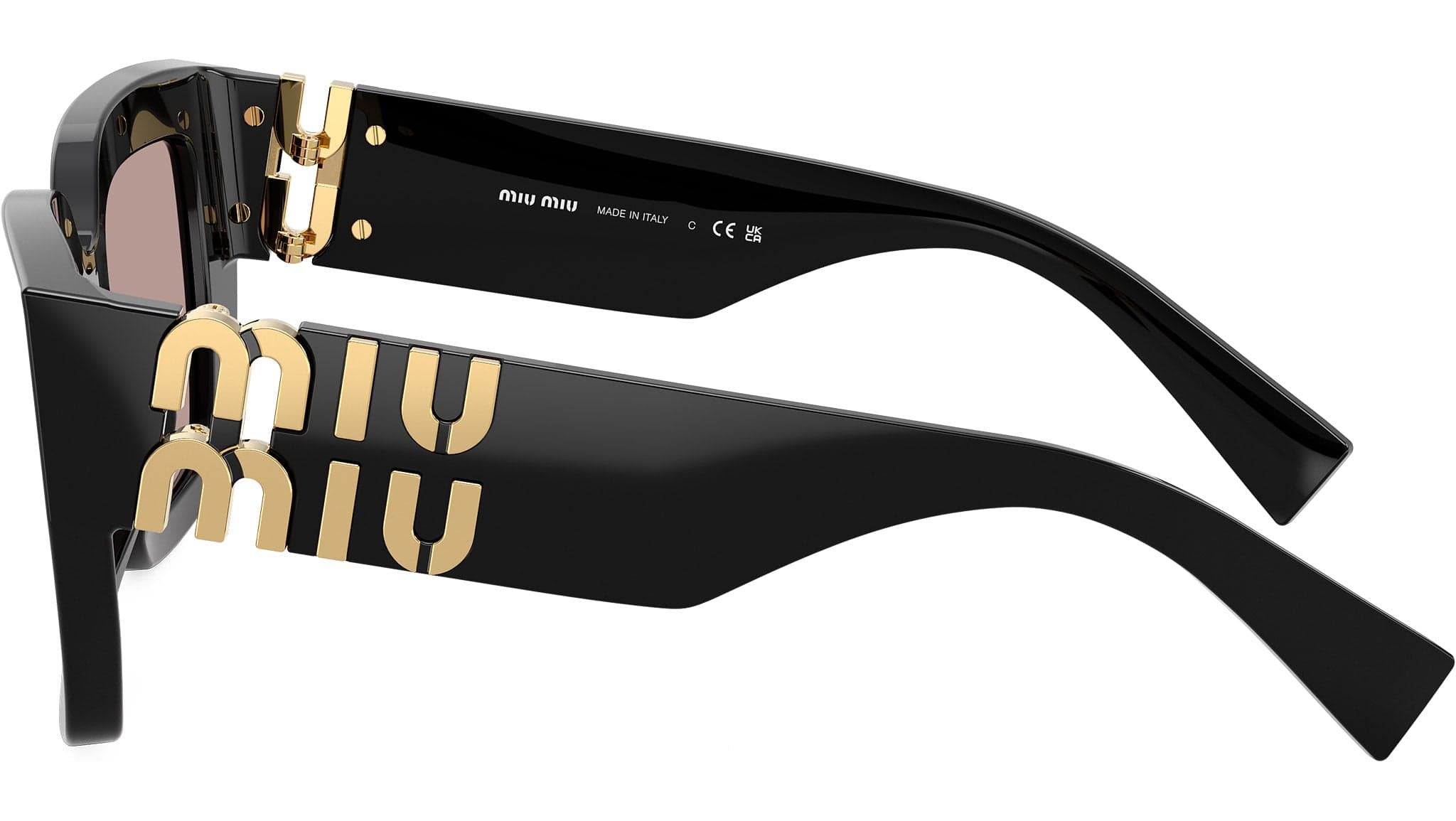 Miu Miu 0MU B05S 16K20I Sunglasses Black 51mm Women 3