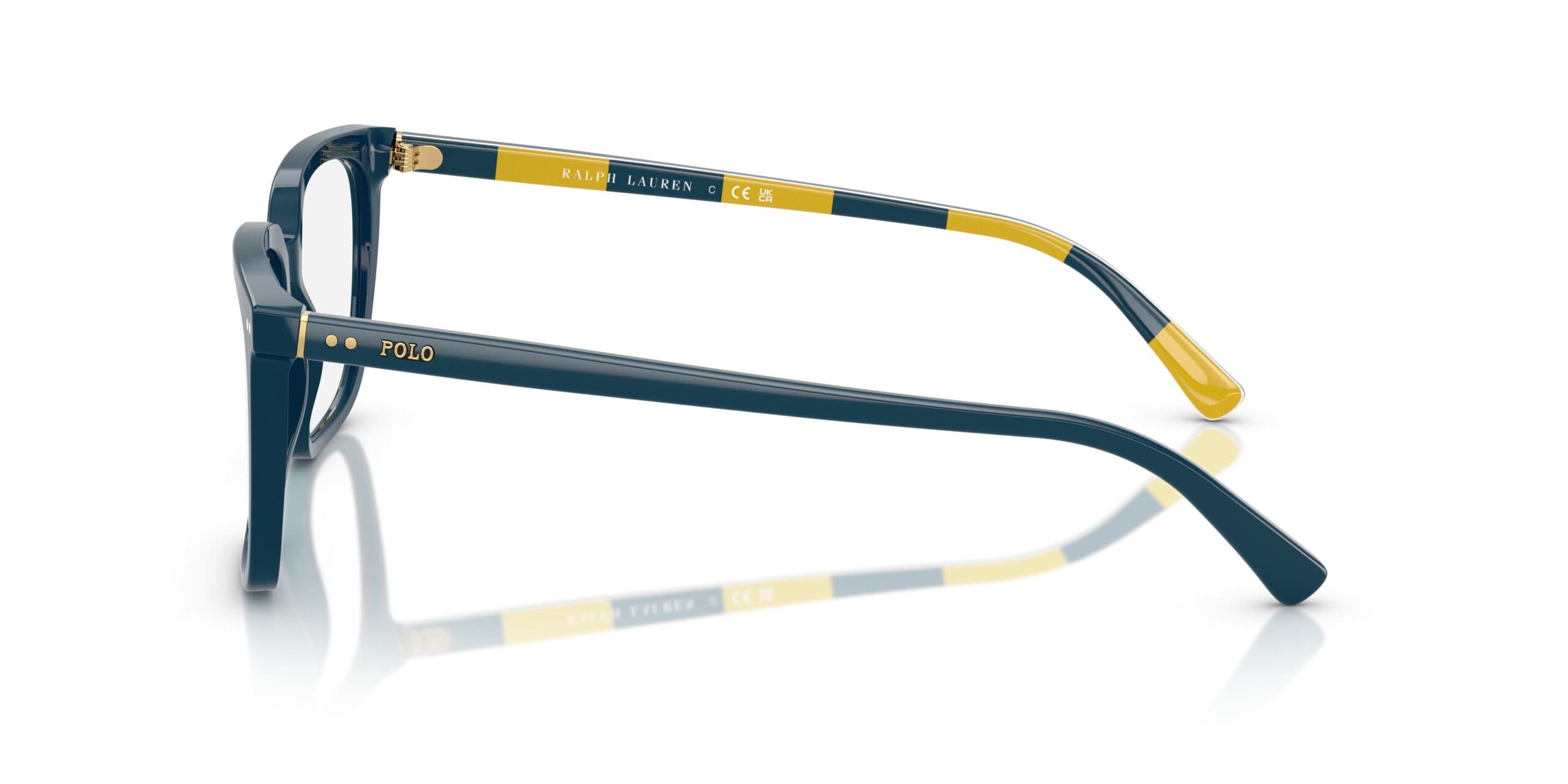 Polo Ralph Lauren 0PH2284 5465 Eyeglasses Bright Navy Blue 55mm 3