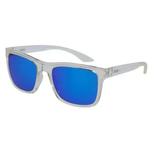 Puma PU0071S 001 Sunglasses Crystal 54mm Men