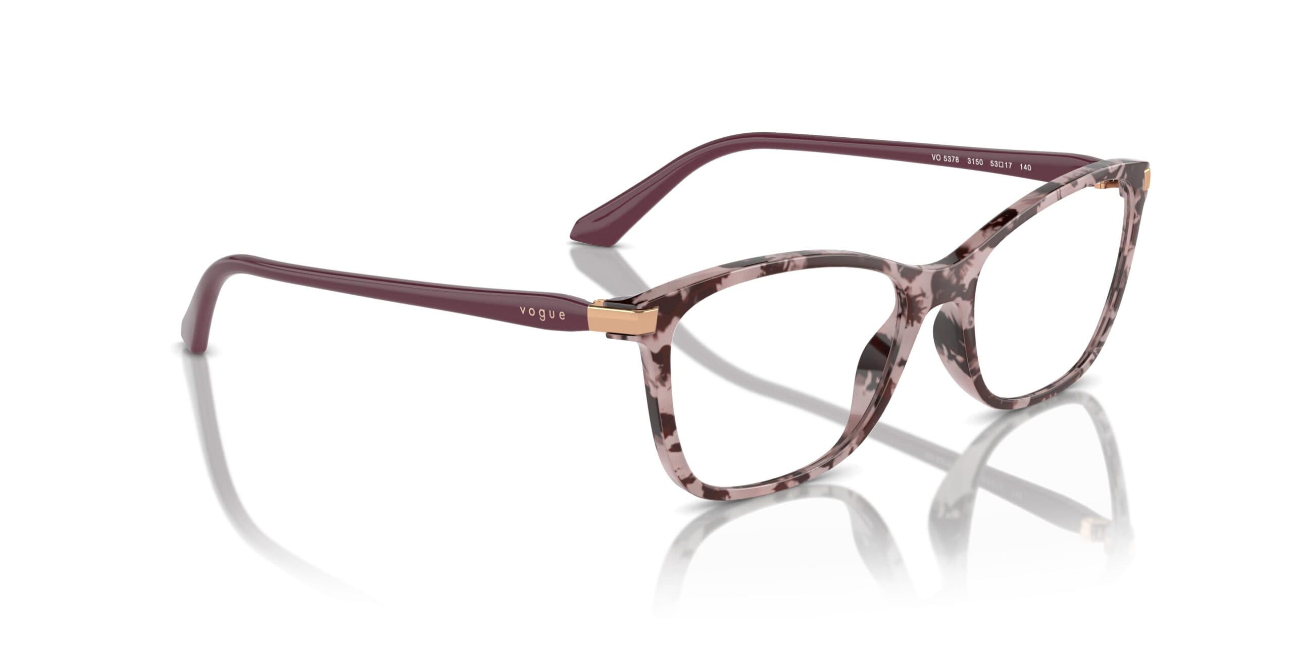 Vogue VO5378 3150 Eyeglasses Pink Tortoise 51mm Women 4