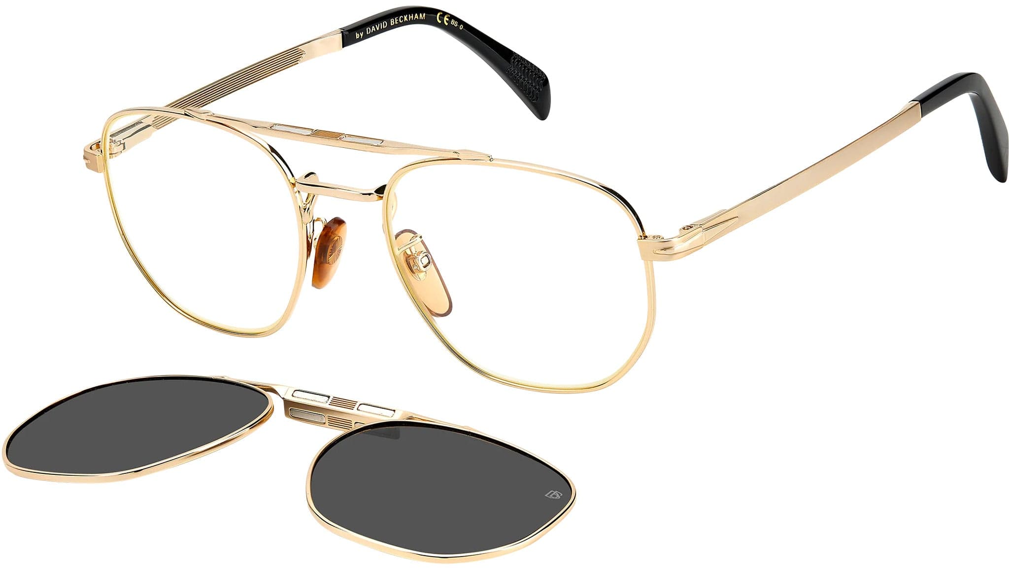 David Beckham DB 1082/G/CS 0RHL M9 Sunglasses Gold Black 5