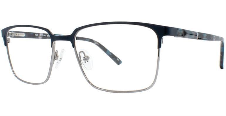 Helium 4420 SATIN NAVY Eyeglasses Multicolor 55mm Men
