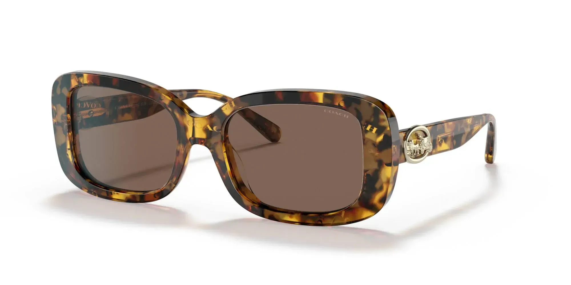 Coach HC8330 565973 Sunglasses Tortoise 54mm Women