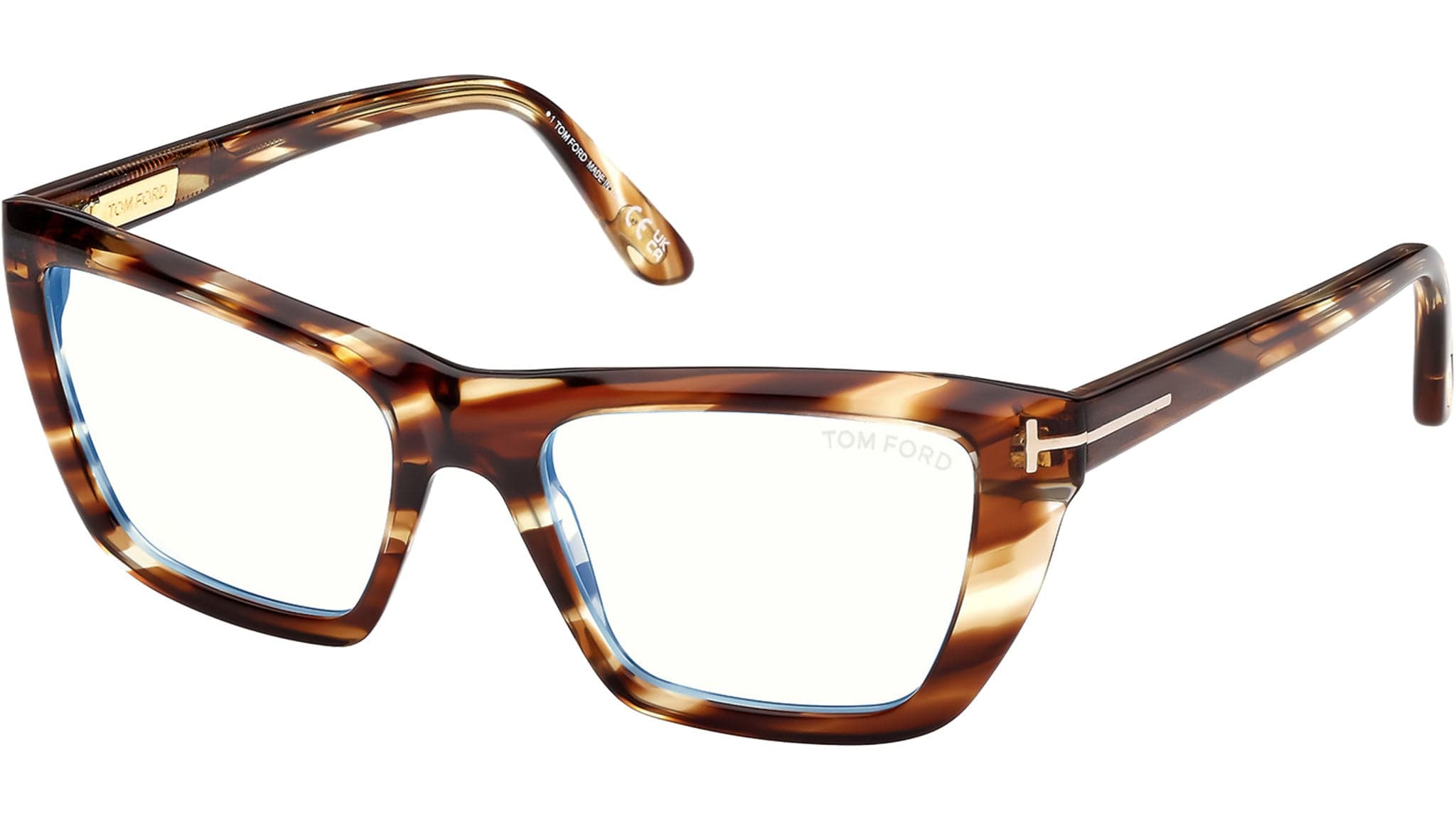 Tom Ford FT6047-B 055 Eyeglasses Coloured Havana 54mm Women