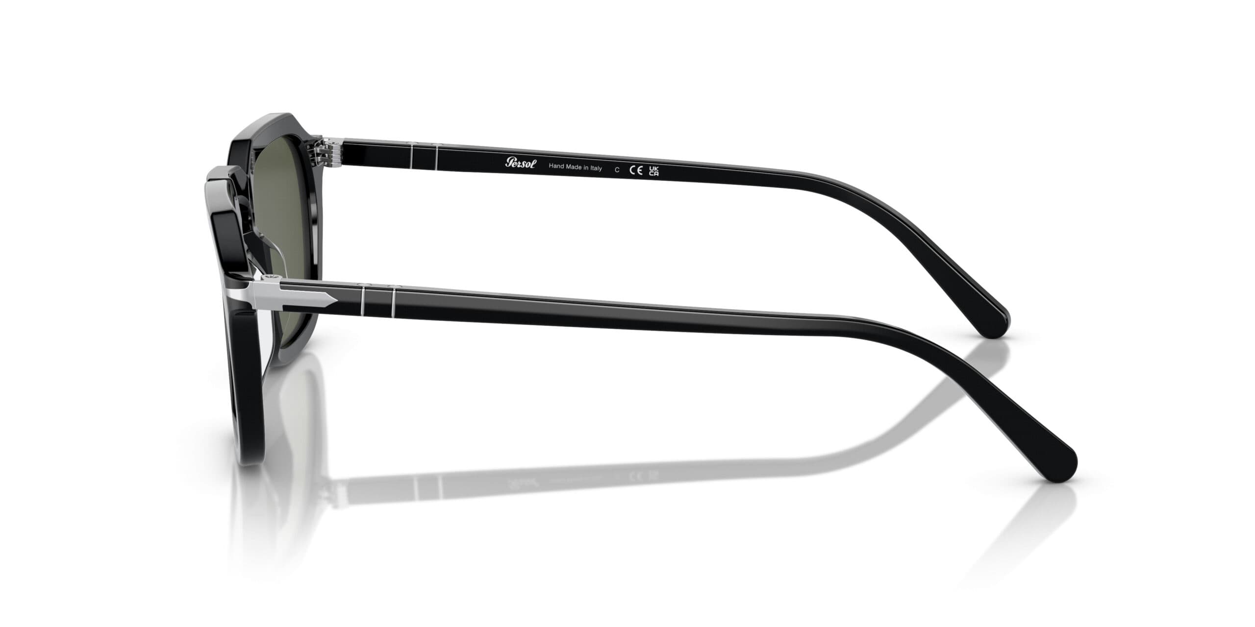 Persol PO3292S 95/31 Sunglasses Black 50mm Unisex 2