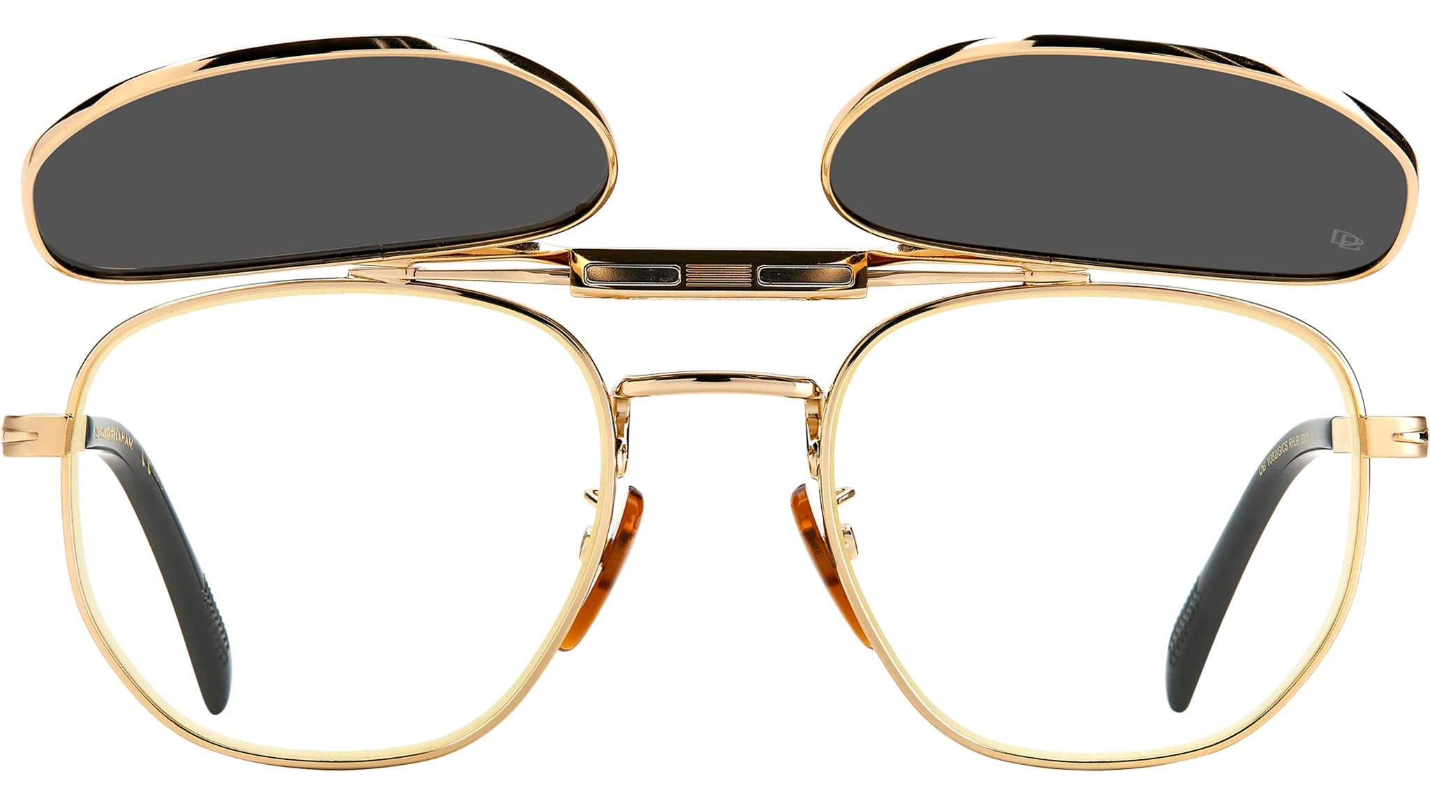 David Beckham DB 1082/G/CS 0RHL M9 Sunglasses Gold Black 6