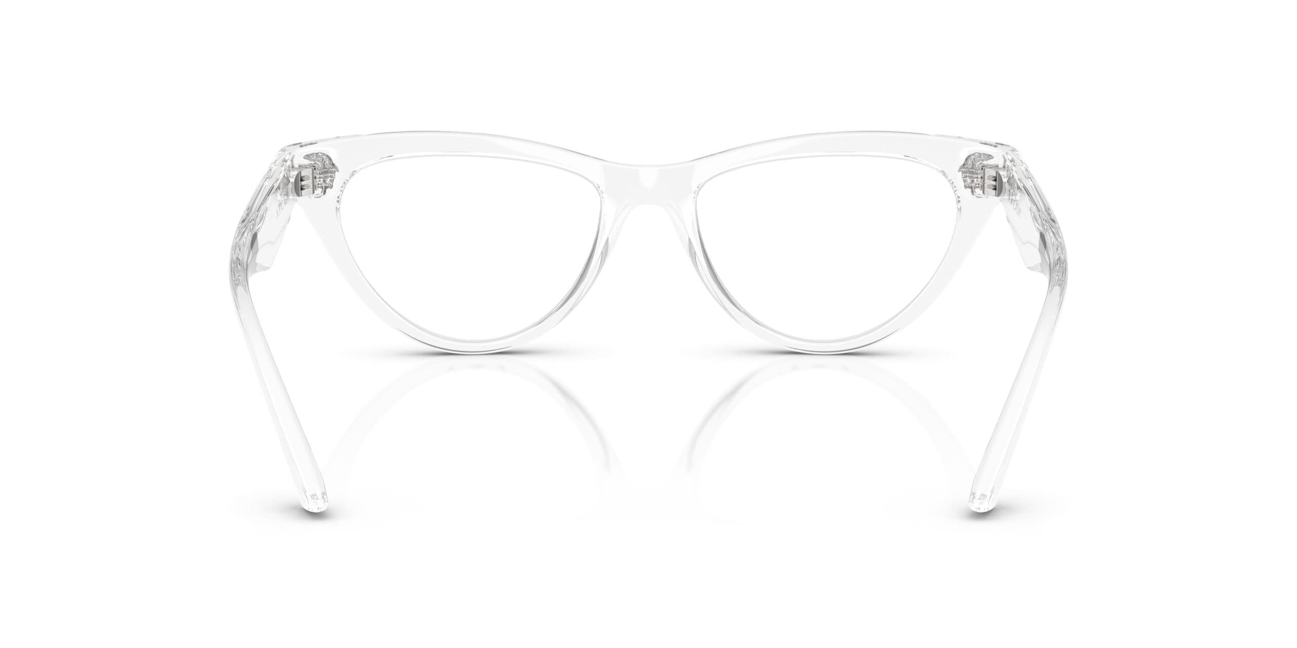 Versace 0VE3364U 148 Eyeglasses Transparent Grey 52mm Women 4