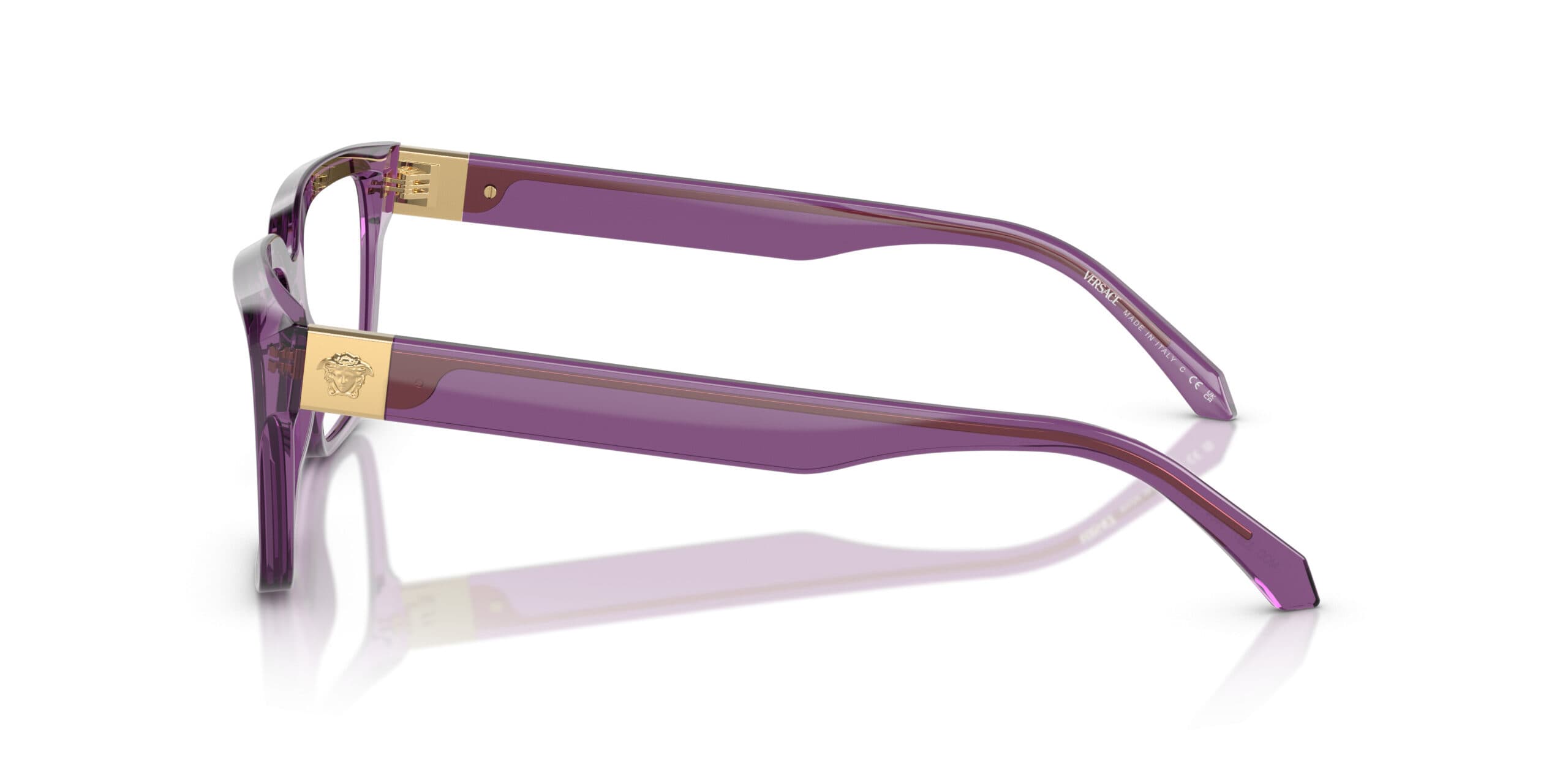 Versace 0VE3357 5464 Eyeglasses Violet 53mm Women 3